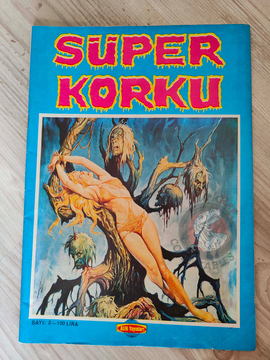 Süper Korku #2 1983 Turkish Comic Turkey Warren Creepy Eerie Tales Of The Zombie #1
