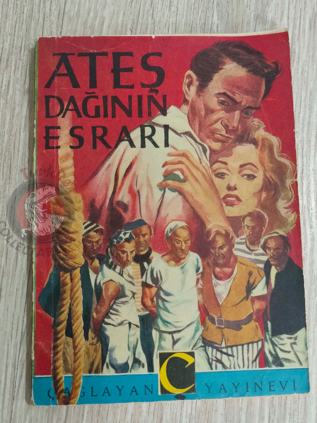 Norman Springer – Fire Mountain 1955 1st Turkish Book Turkey