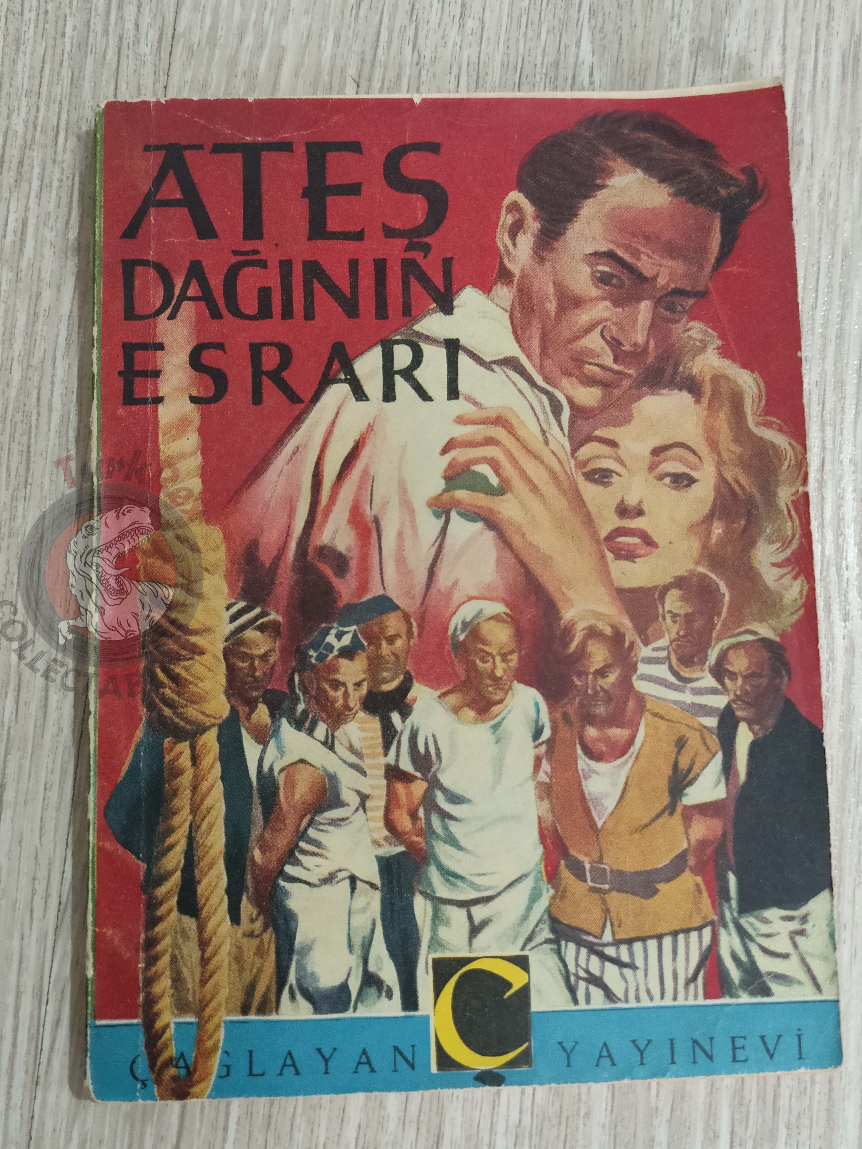 Norman Springer – Fire Mountain 1955 1st Turkish Book Turkey