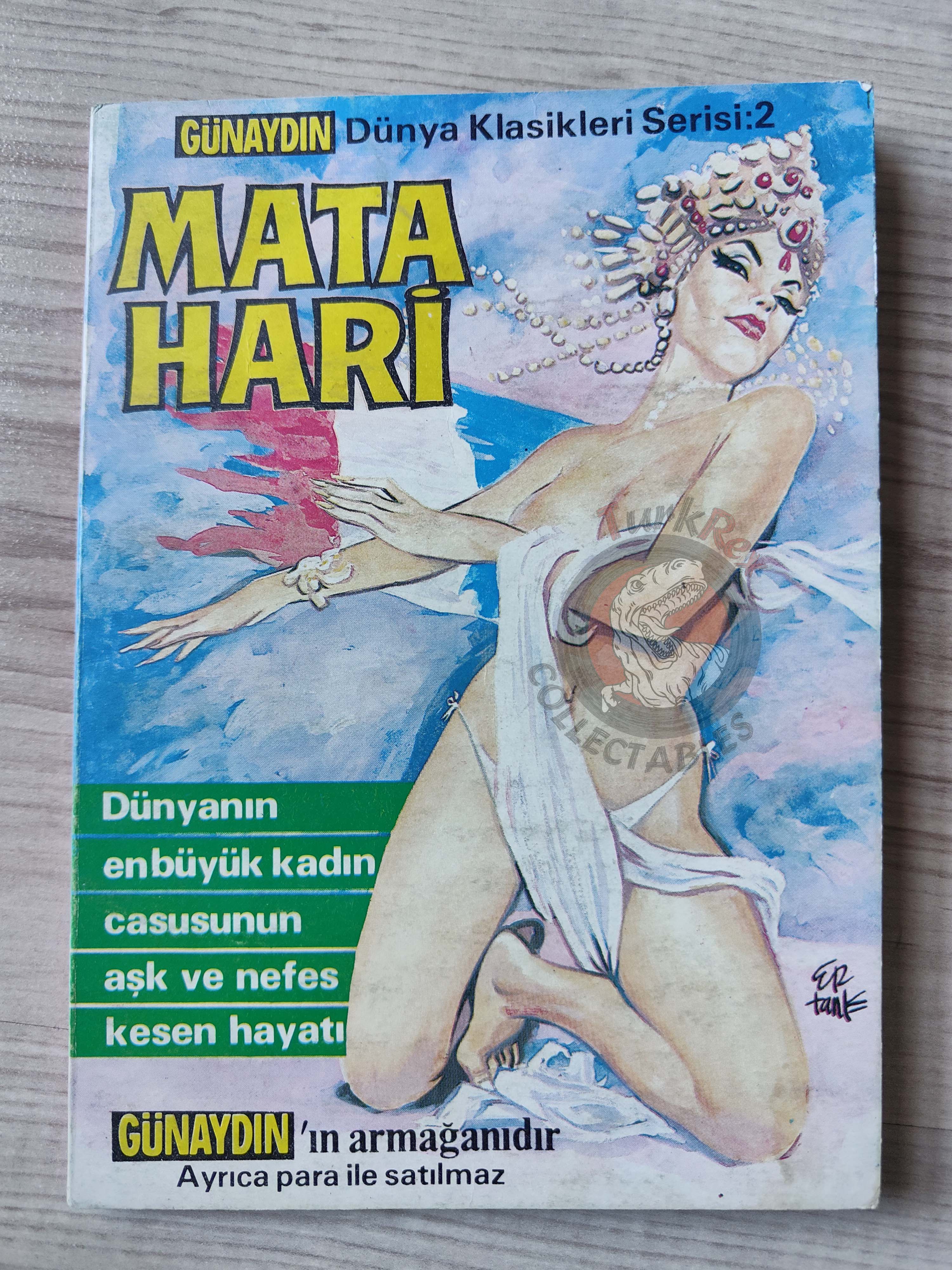 Mata Hari Turkish Comic Turkey Classics Illustrated