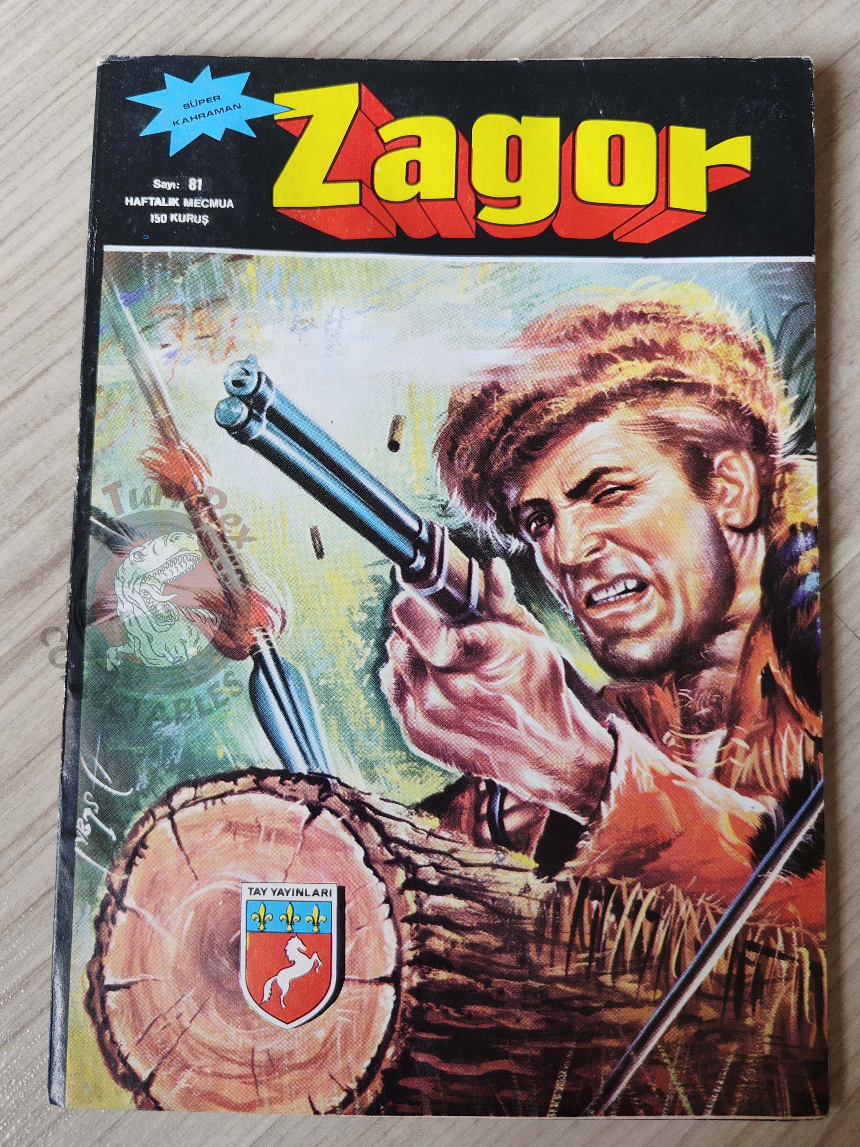 Zagor #81 1971 Avventura a Kingston Turkish Comic Turkey L'Avamposto Ignoto