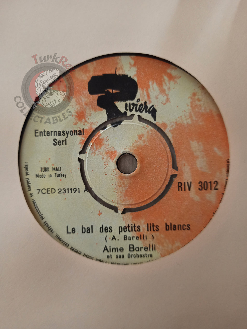 Aimé Barelli – Stop! Op 7" Turkish Pressing Vinyl Turkey Edition