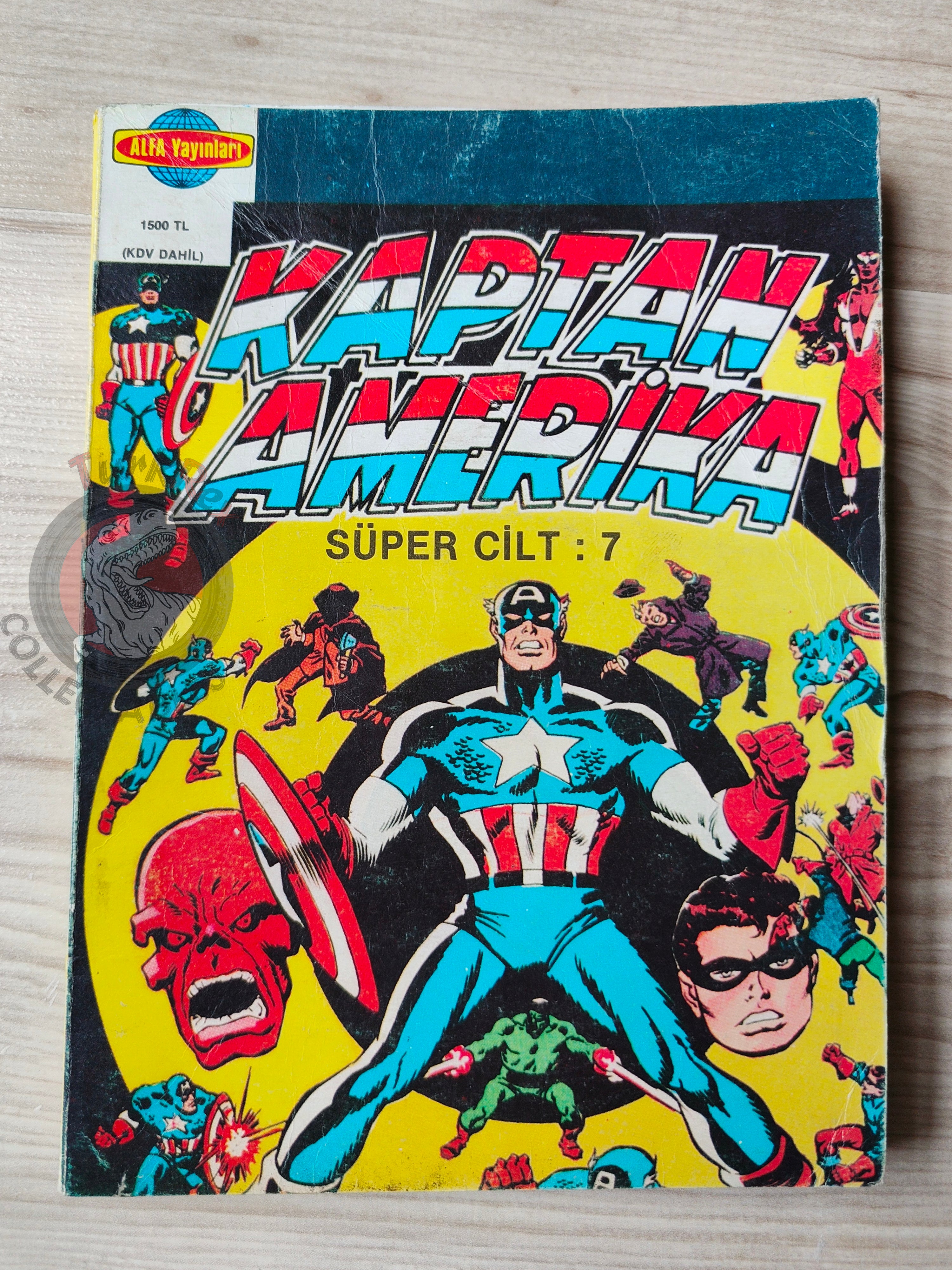 Captain America – Volume 7 1989 Turkish Comic Turkey Falcon