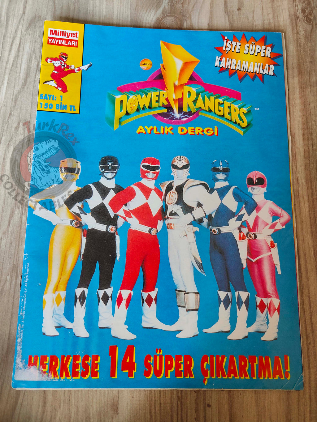 Power Rangers #1 1997 Turkish Comic Mag Turkey Mighty Morphin