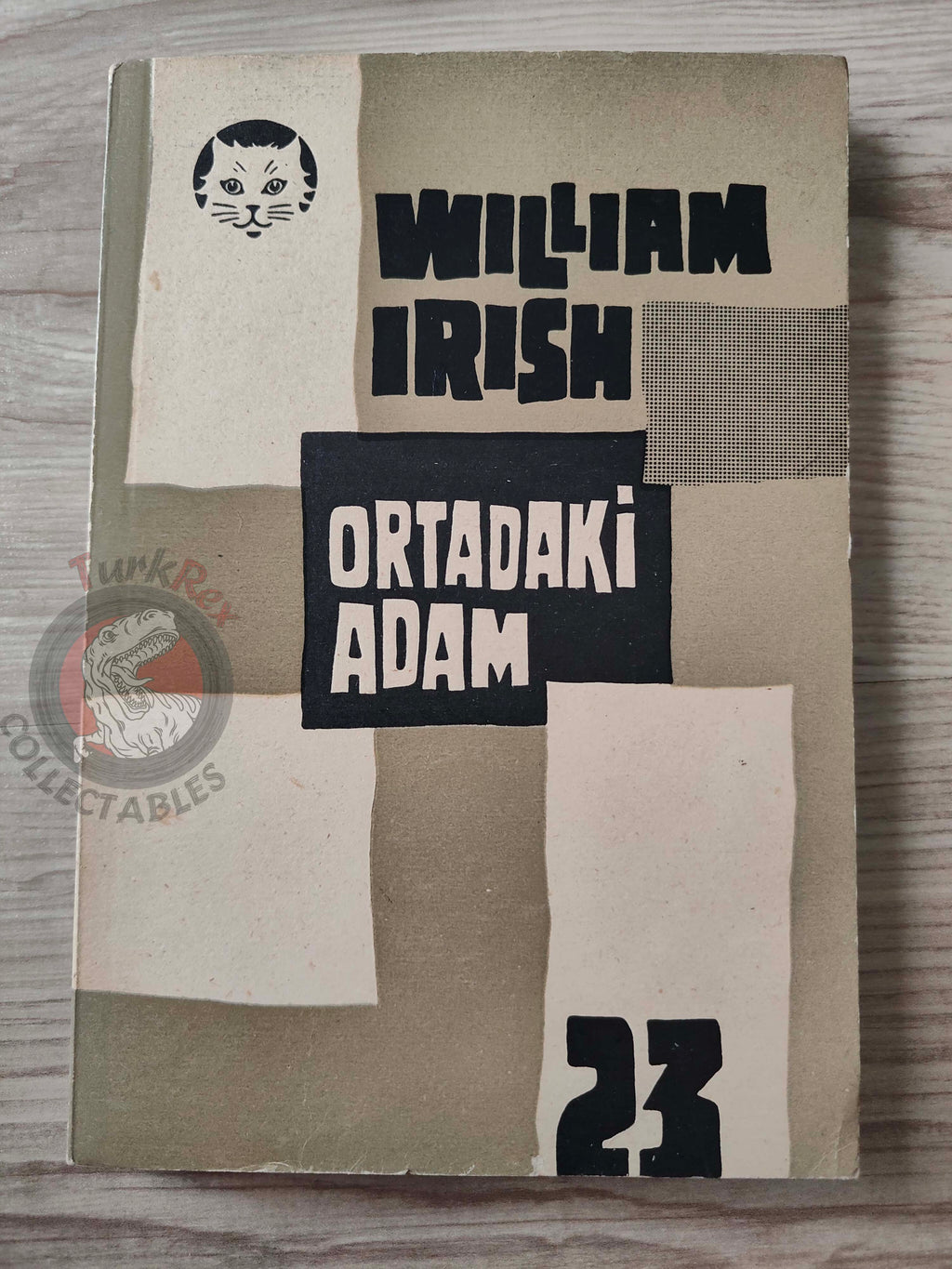 Cornell Woolrich – The Black Angel 1964 1st Turkish Book Turkey William Irish