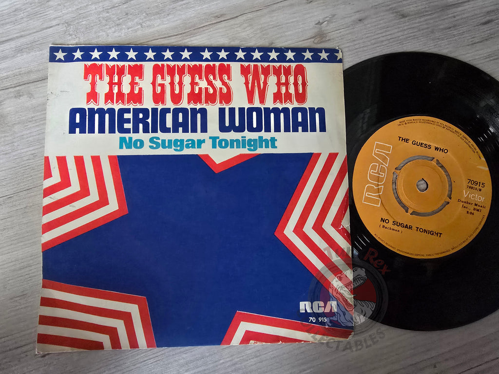 The Guess Who – American Woman 7" Turkish Pressing Vinyl Turkey Edition