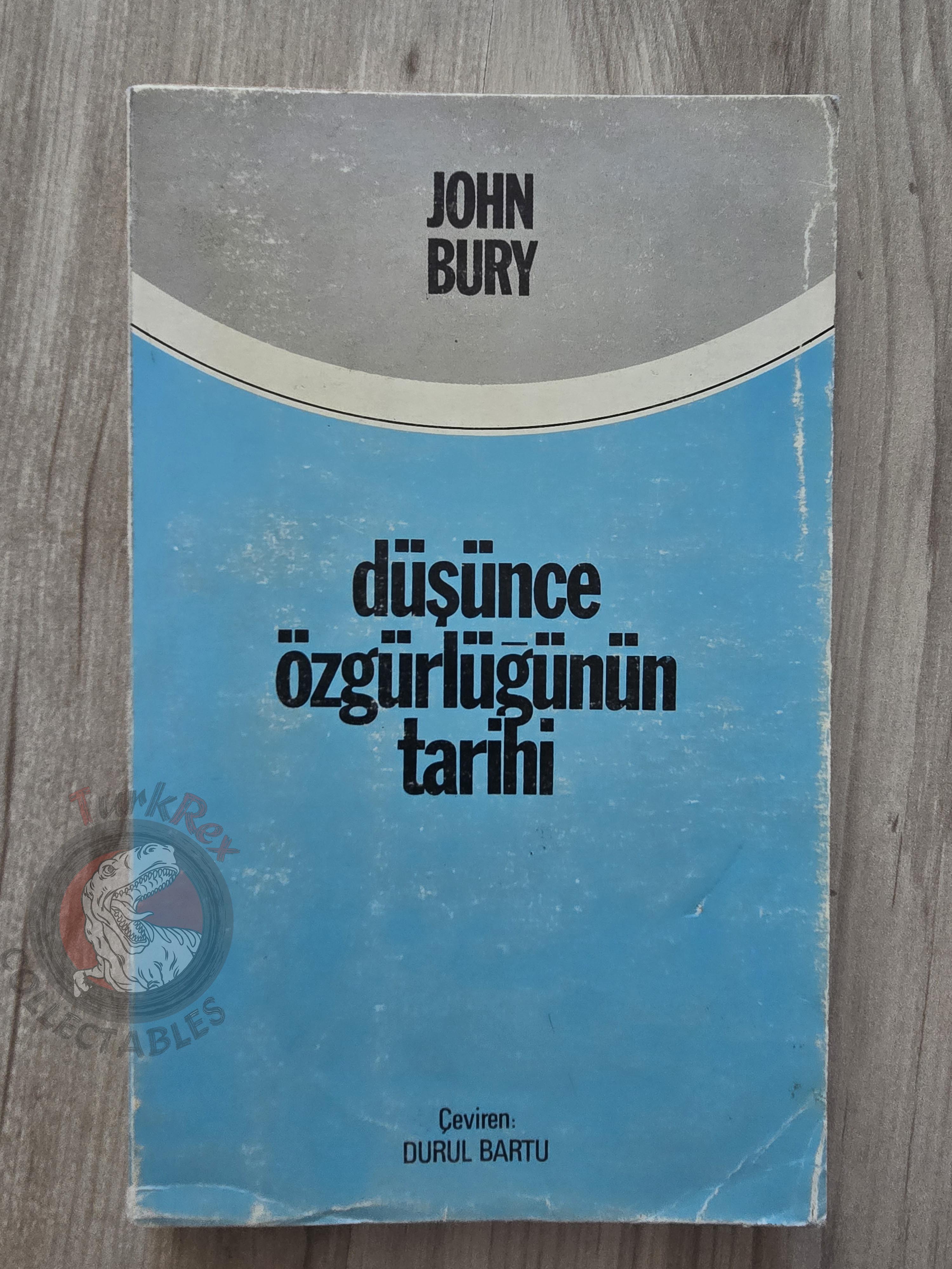 John Bagnell Bury – A History of Freedom of Thought 1978 Turkish Book Turkey