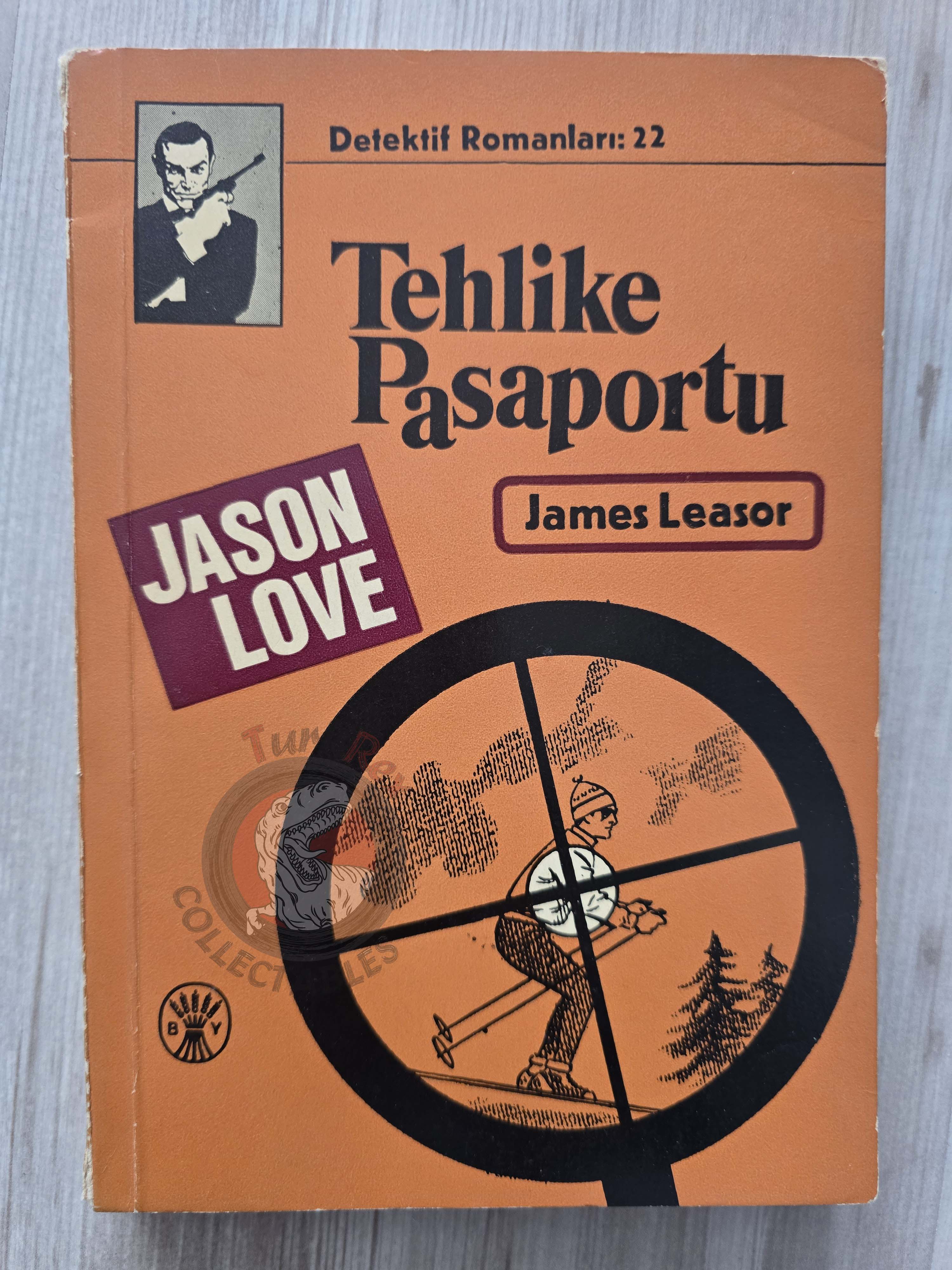 James Leasor – Passport to Peril 1966 1st Turkish Book Turkey Jason Love
