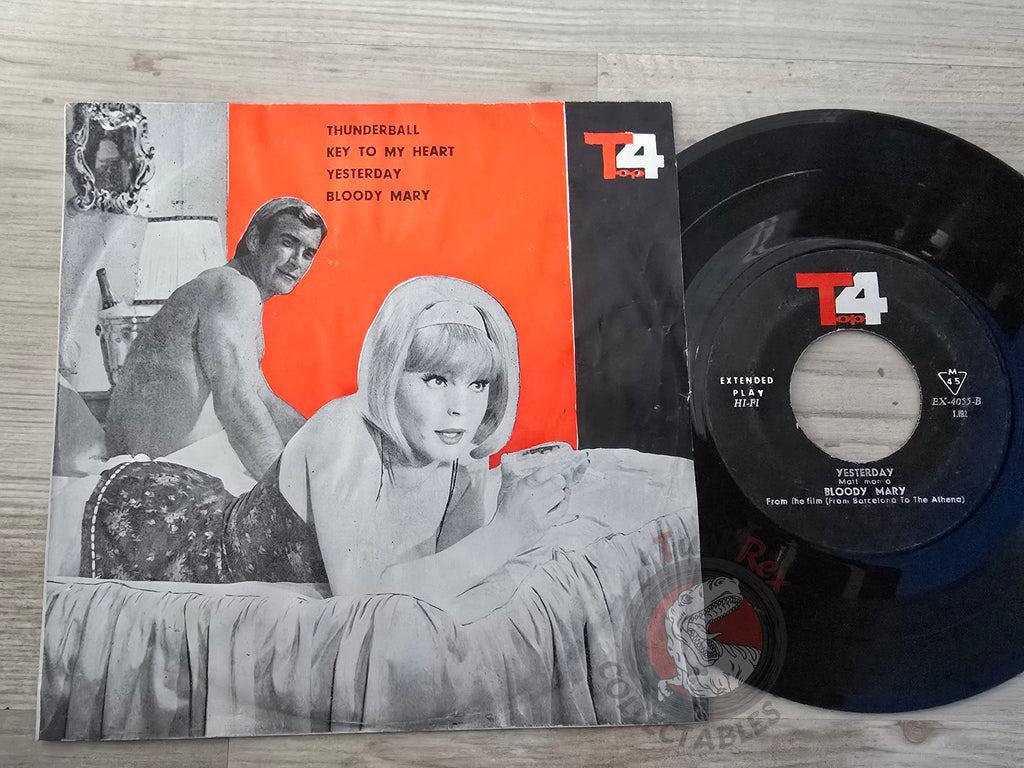 Thunderball James Bond OST / Tom Jones / Matt Monro 7" Iran Pressing Vinyl Iranian Edition 2