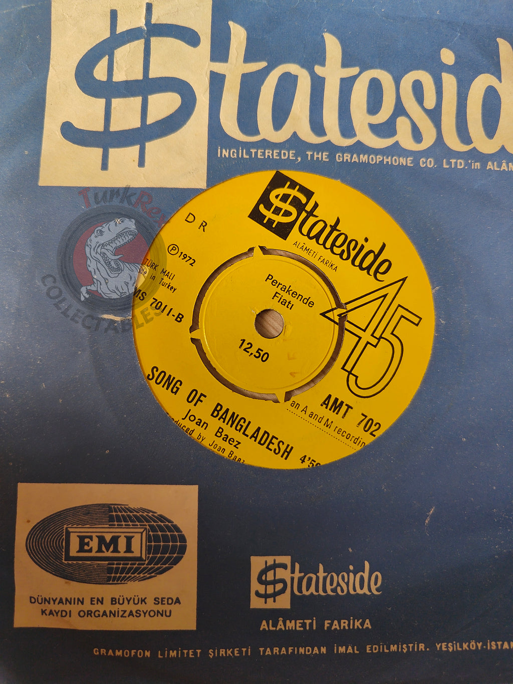 Joan Baez – In The Quiet Morning 7" Turkish Pressing Vinyl Turkey Edition
