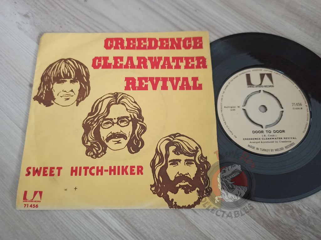 Creedence Clearwater Revival – Sweet Hitch-Hiker 7" Turkish Pressing Vinyl Turkey Edition