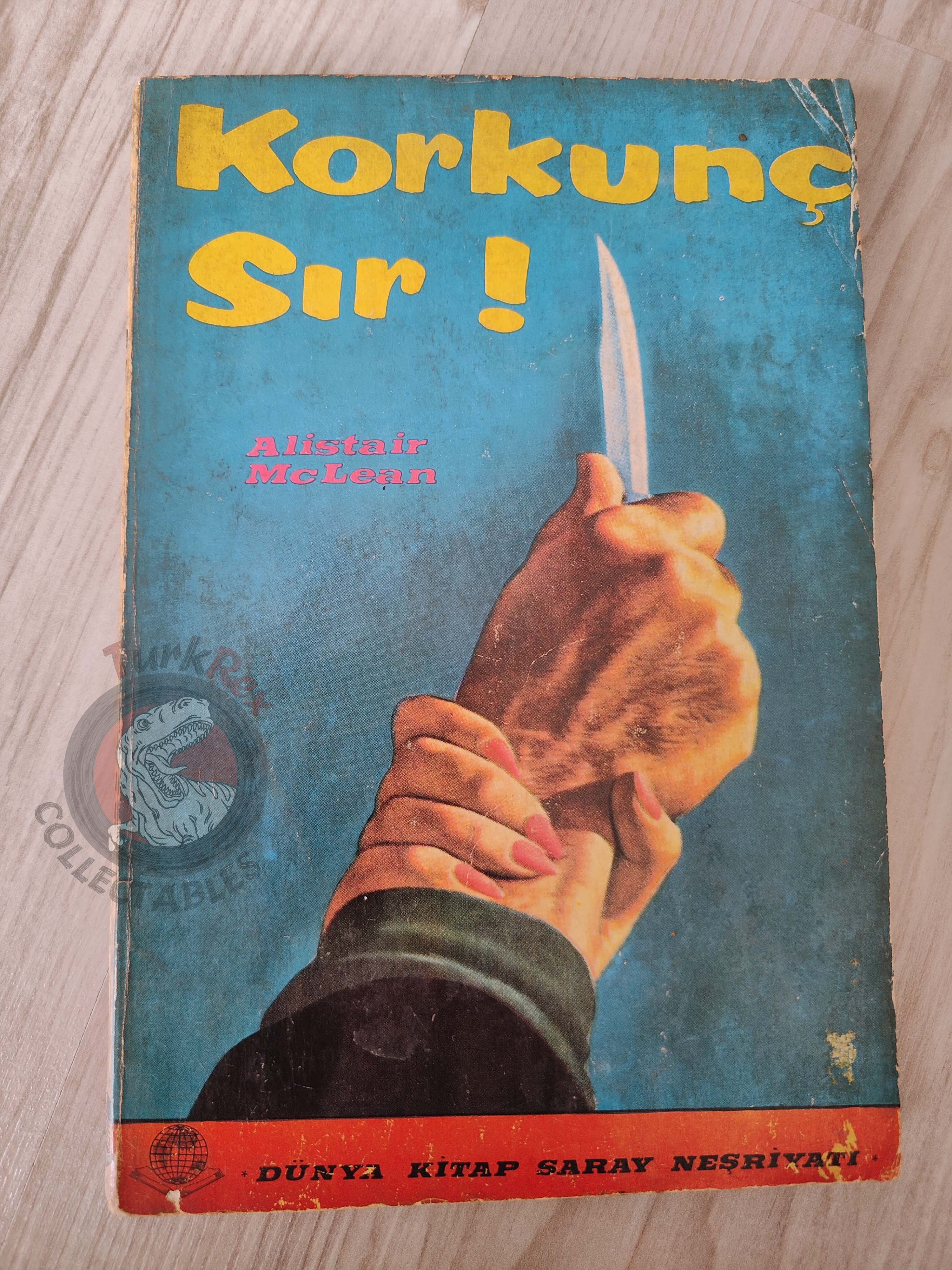 Alistair MacLean – The Satan Bug 1966 1st Turkish Book Turkey