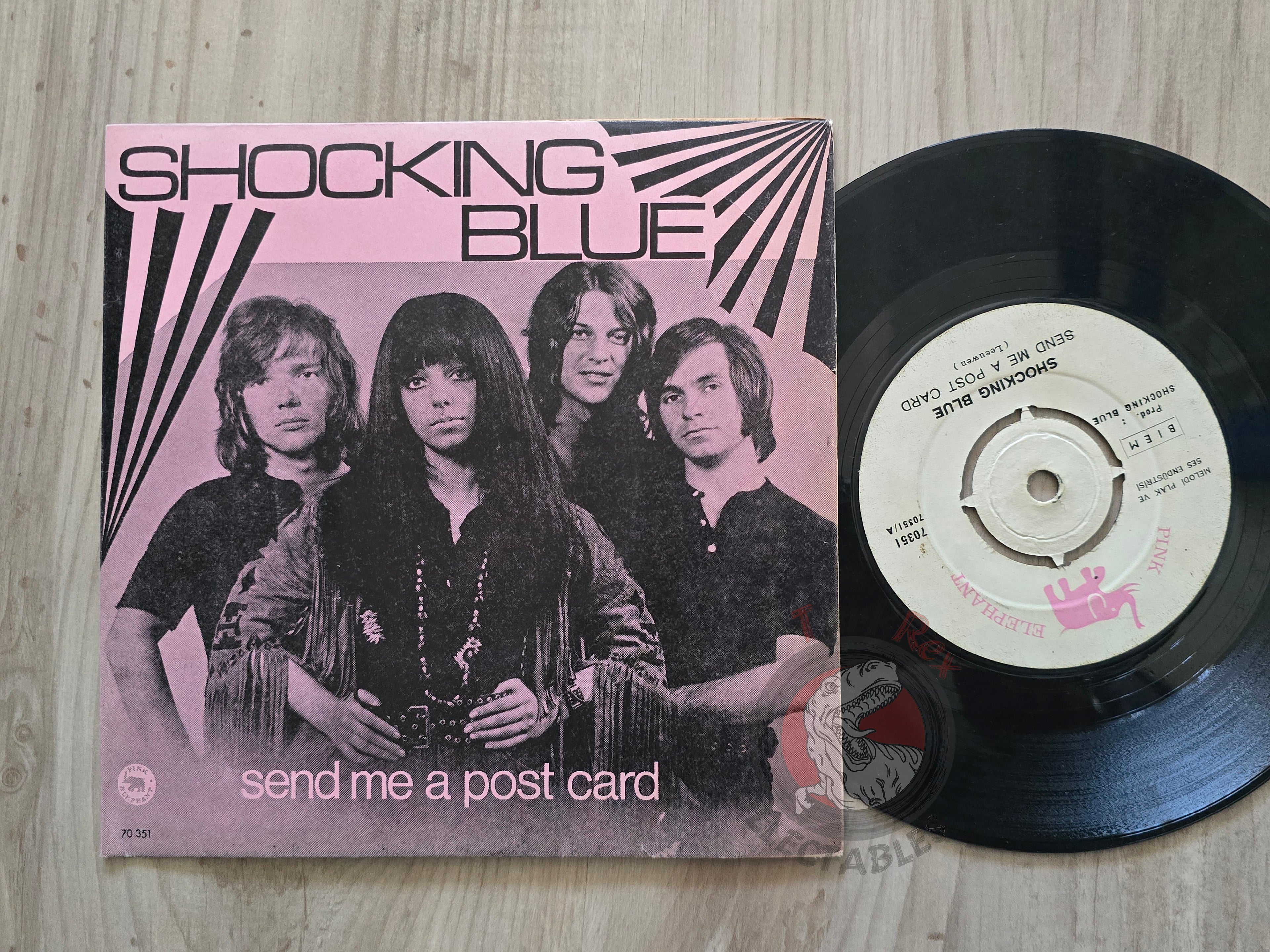 Shocking Blue – Send Me A Post Card 7" Turkish Pressing Vinyl Turkey Edition 1