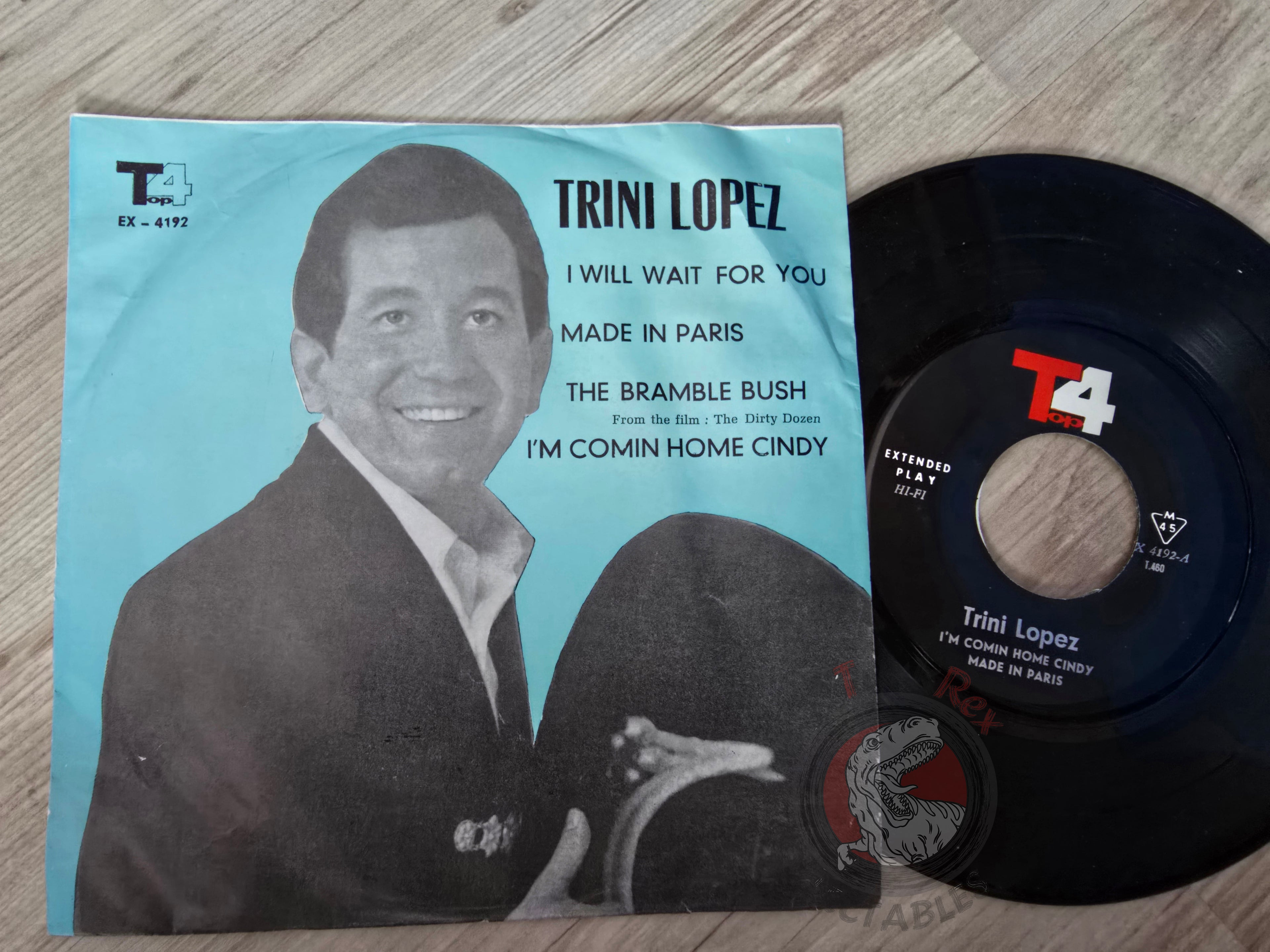 Trini Lopez – I'm Comin Home Cindy 7" Iran Pressing Vinyl Iranian Edition