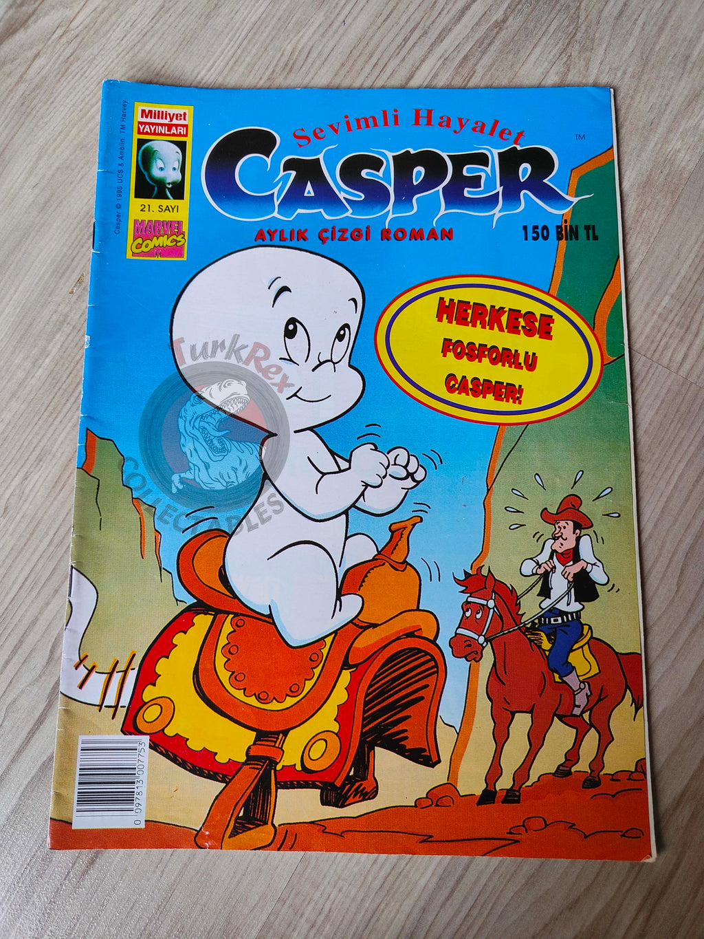 Casper the Friendly Ghost Magazine – Issue #21 1997 Turkish Comic Turkey