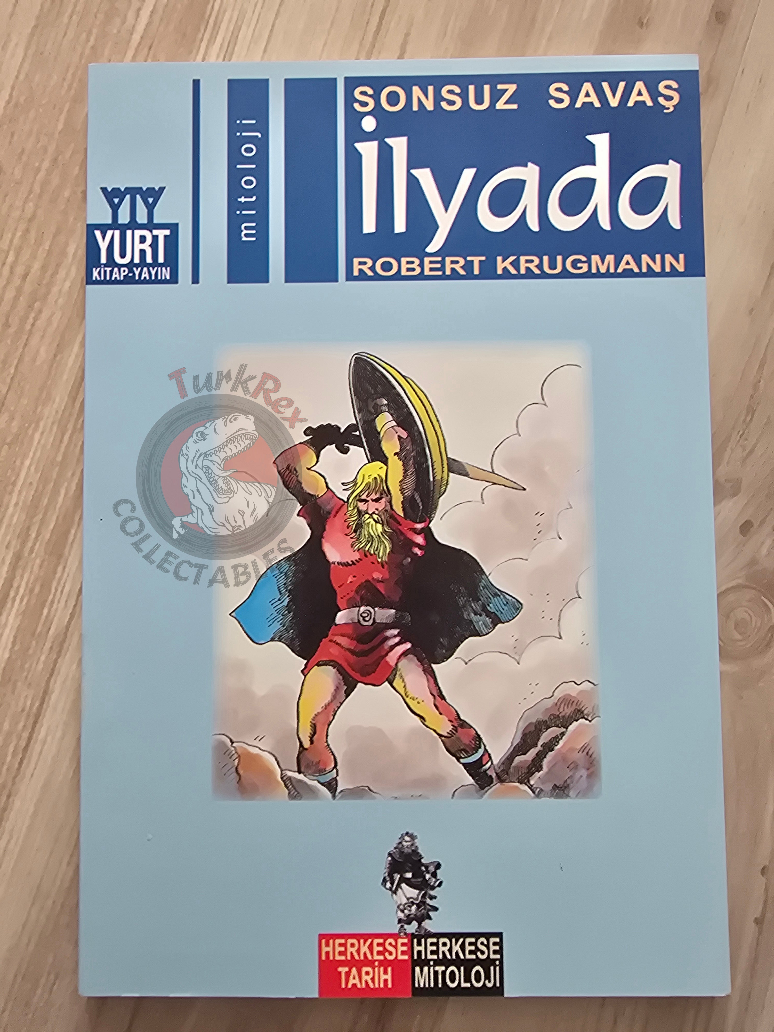 Iliad – Robert Krugmann 2003 Turkish Book Turkey Illustrated by Turkish Artist