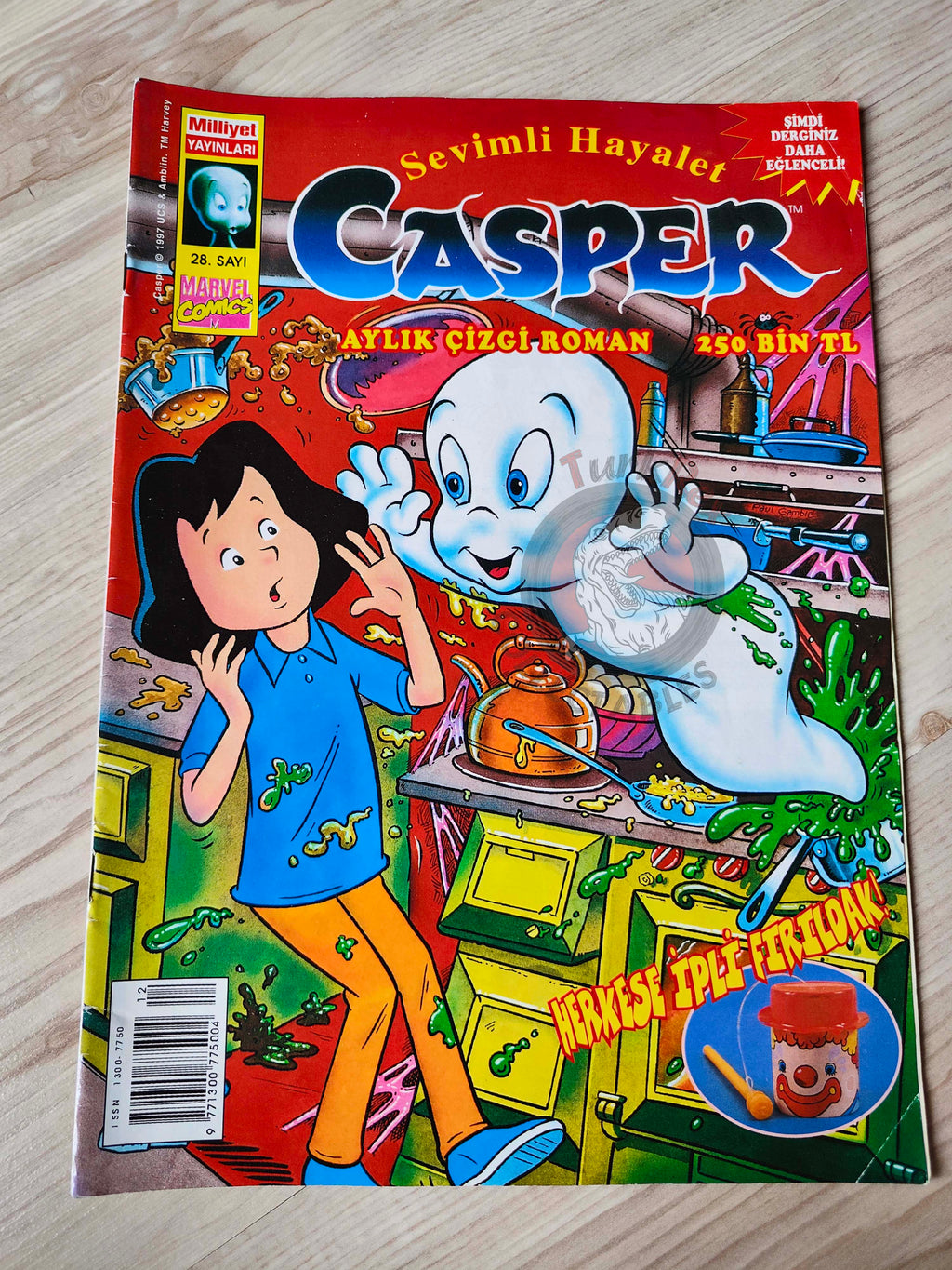 Casper the Friendly Ghost Magazine – Issue #28 1997 Turkish Comic Turkey