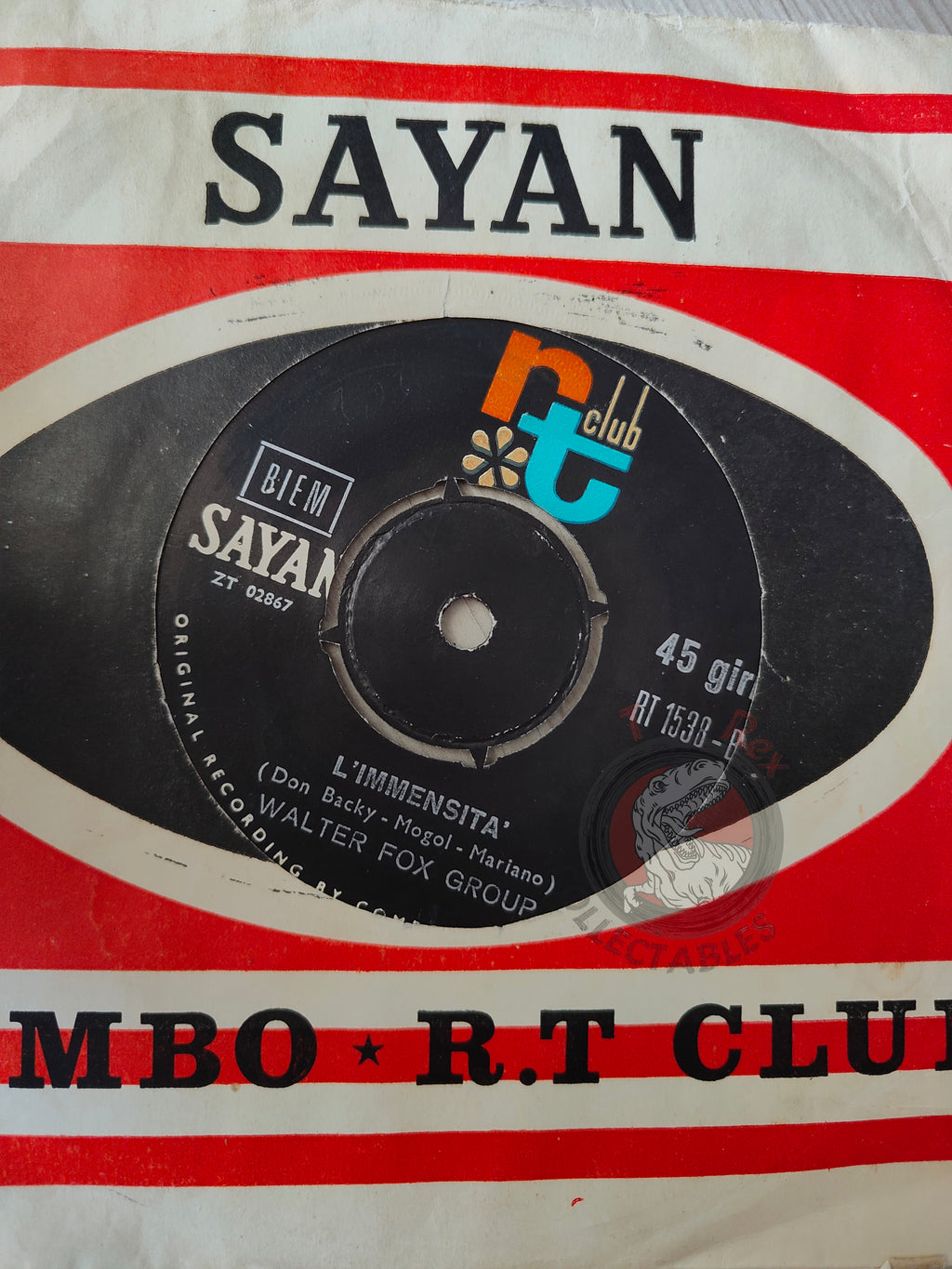 Walter Fox Group – Quando Dico Che Ti Amo 7" Turkish Pressing Vinyl Turkey Edition