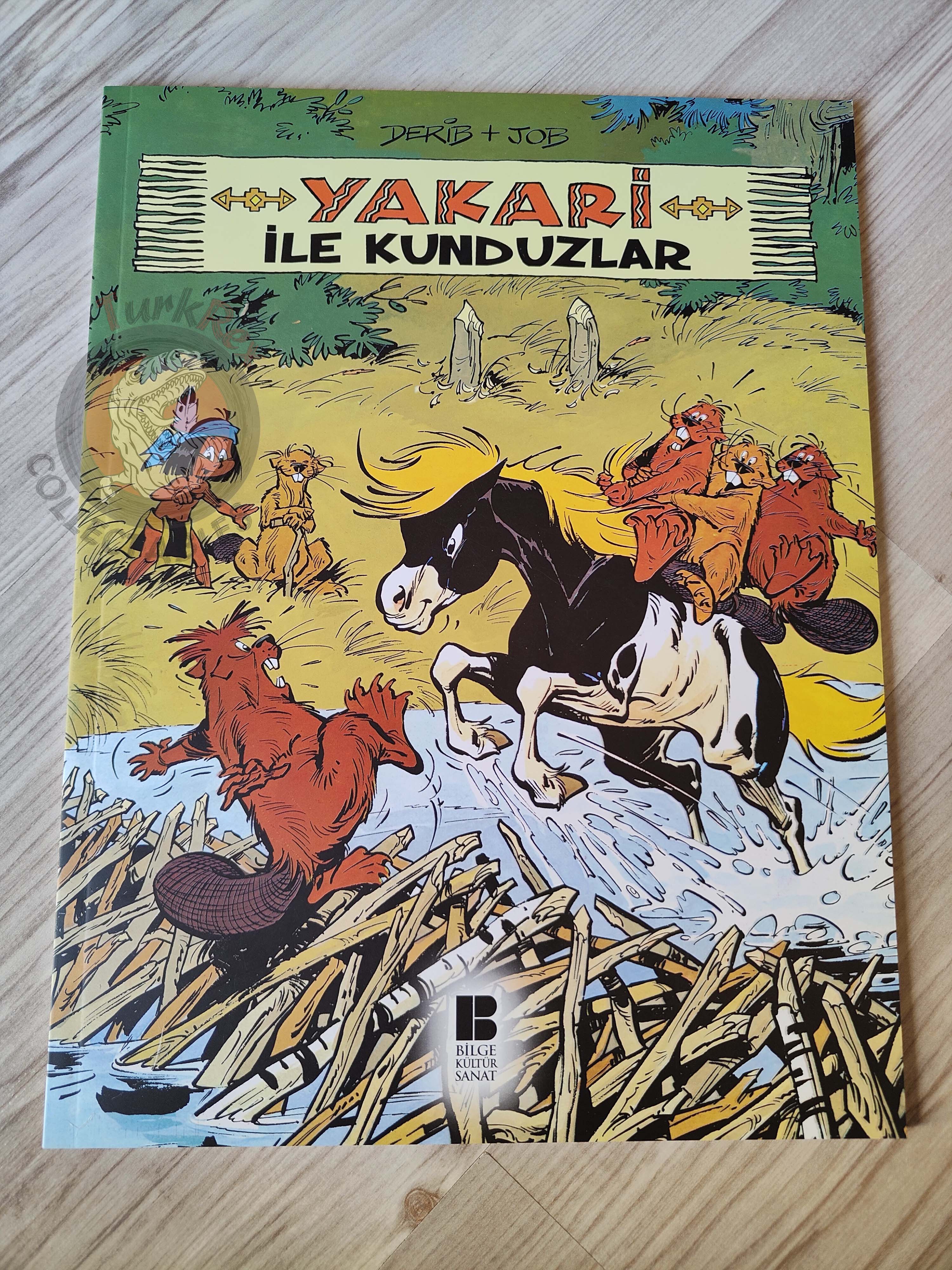 Yakari #3 Chez Les Castors Turkish Comic Turkey Derib + Job