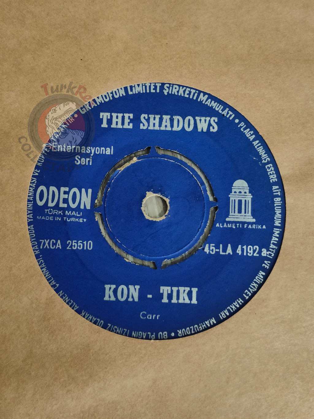 The Shadows – Kon - Tiki 7" Turkish Pressing Vinyl Turkey Edition