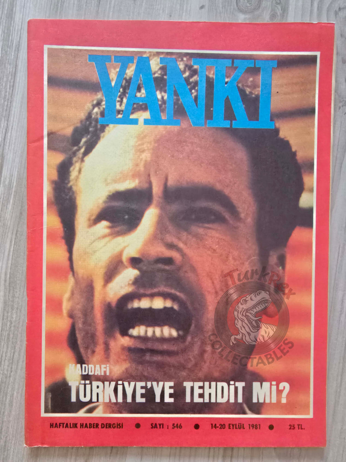 Yankı 1981 Is Gaddafi a Threat to Turkey? Turkish Magazine Muammar Sheikh Jaber Al-Ahmad Al-Sabah Kuwait