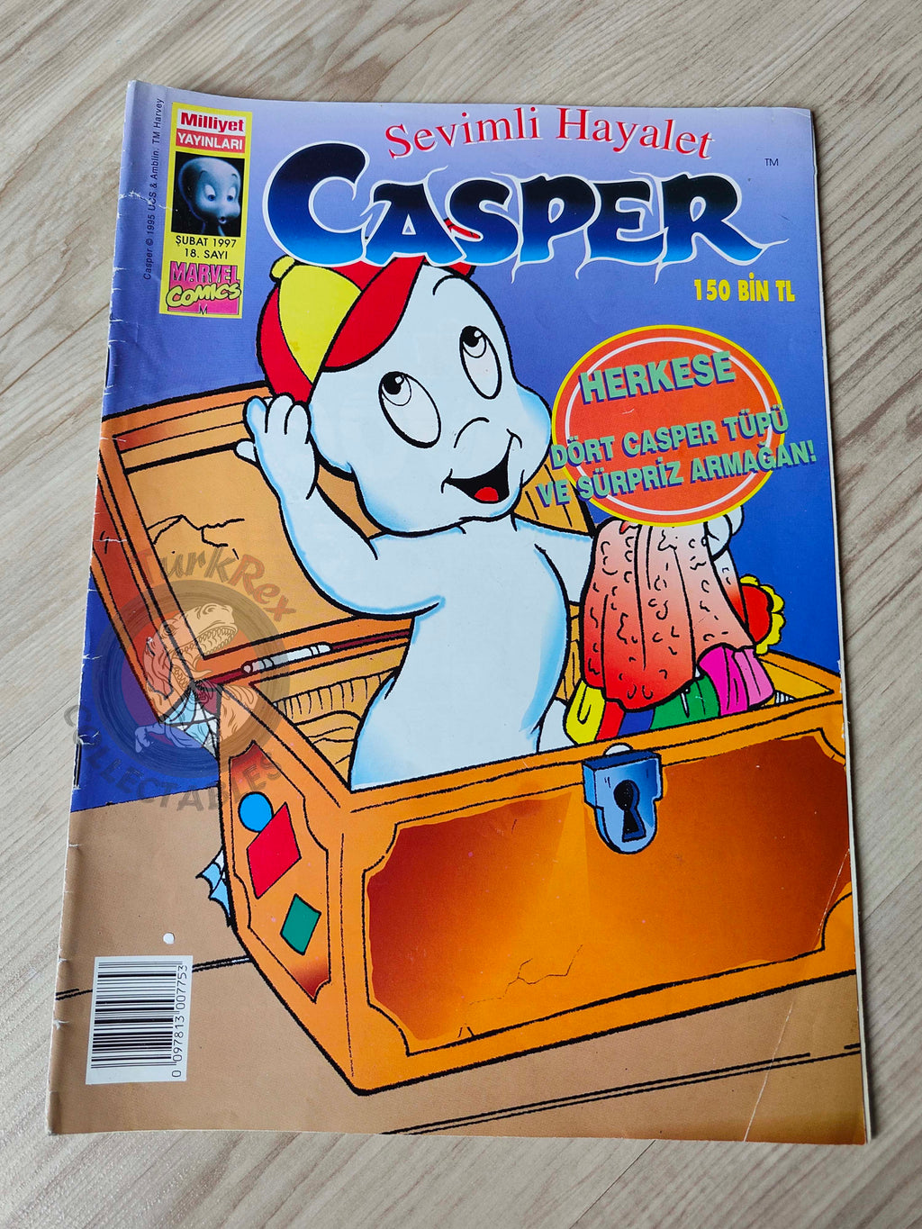 Casper the Friendly Ghost Magazine – Issue #18 1997 Turkish Comic Turkey