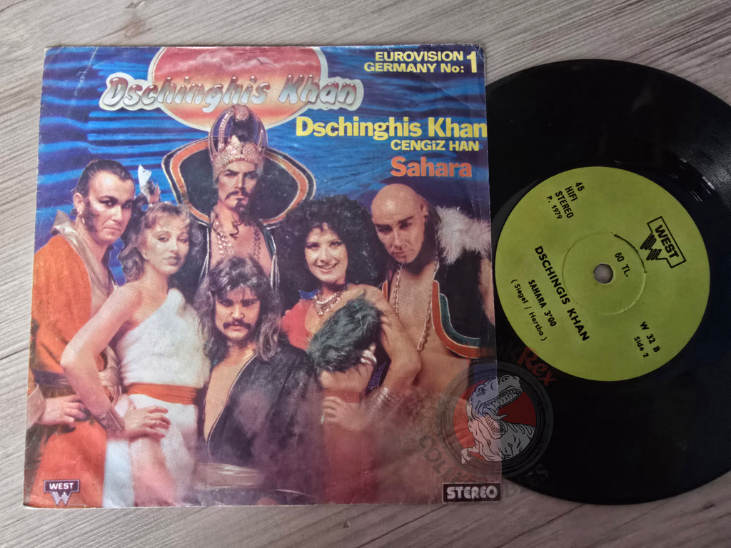 Dschingis Khan – Dschinghis Khan / Sahara 7" Turkish Pressing Vinyl Turkey Edition Eurovision