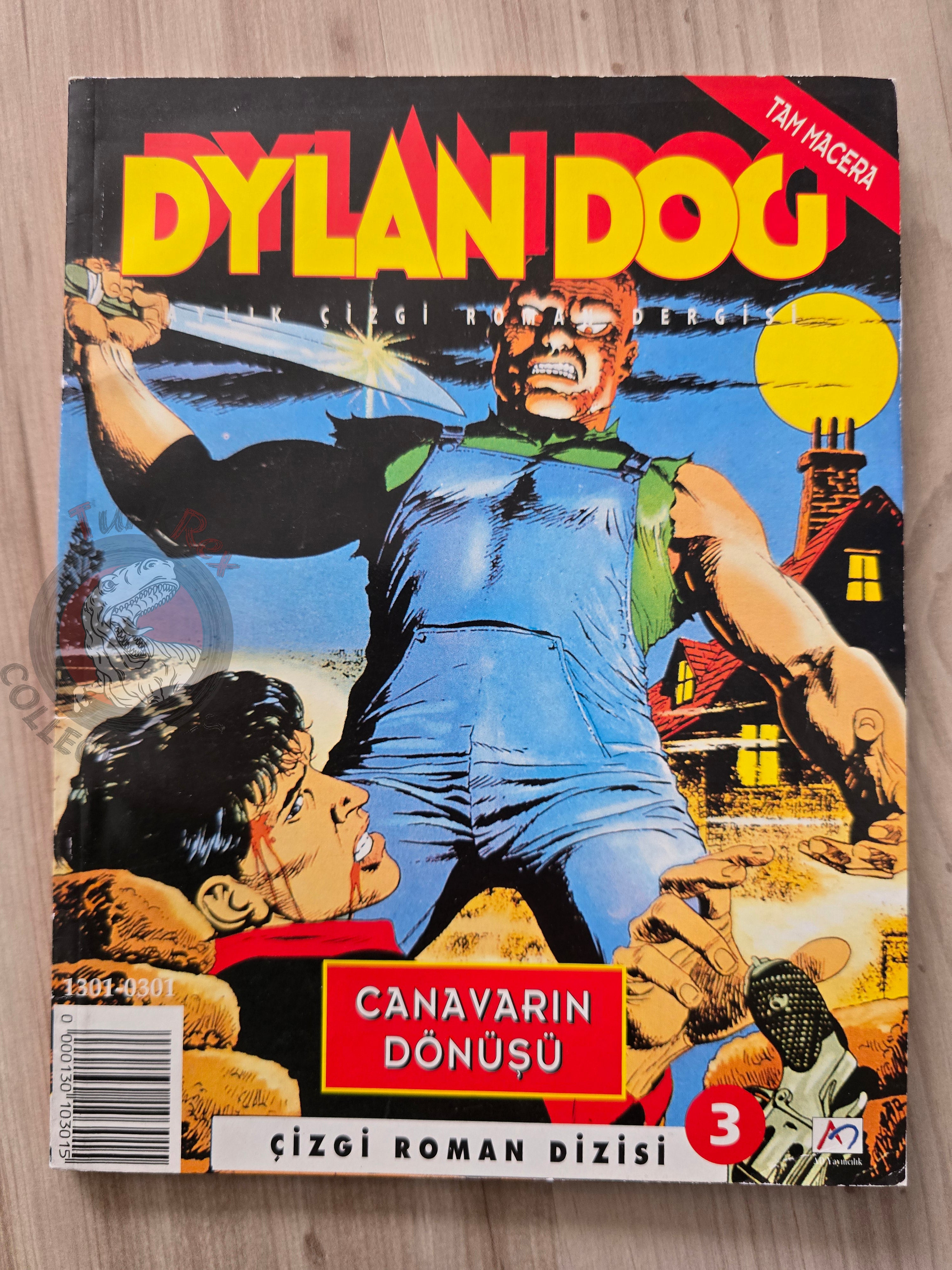 Dylan Dog #3 1996 Turkish Comic Turkey #8 Il ritorno del mostro