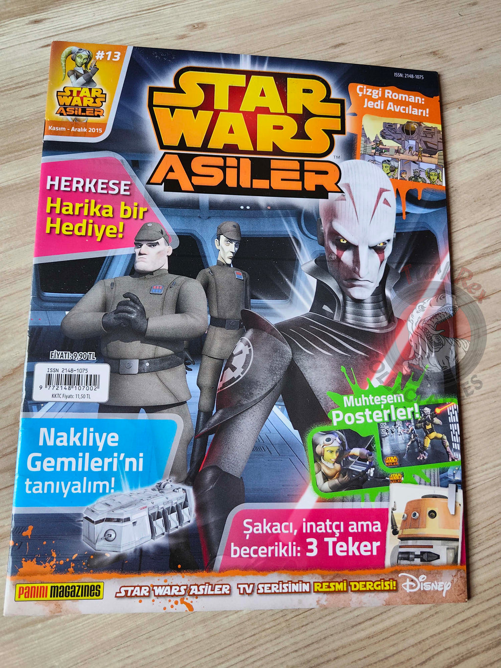Star Wars Rebels Magazine #13 2015 Turkish Comic Mag Turkey with mask