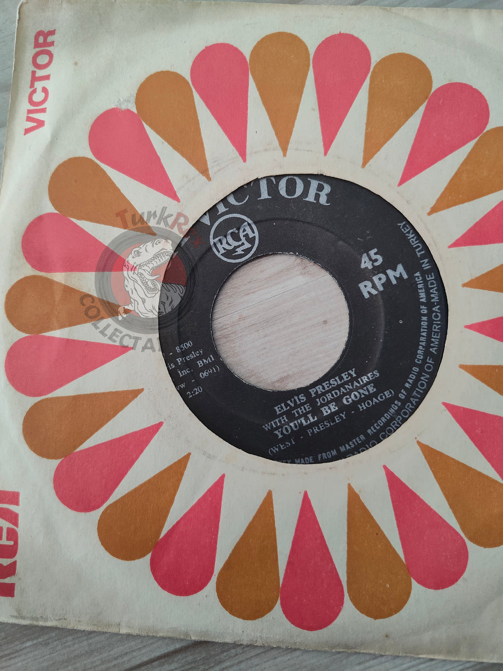 Elvis Presley With The Jordanaires – Do The Clam 7" Turkish Pressing Vinyl Turkey Edition