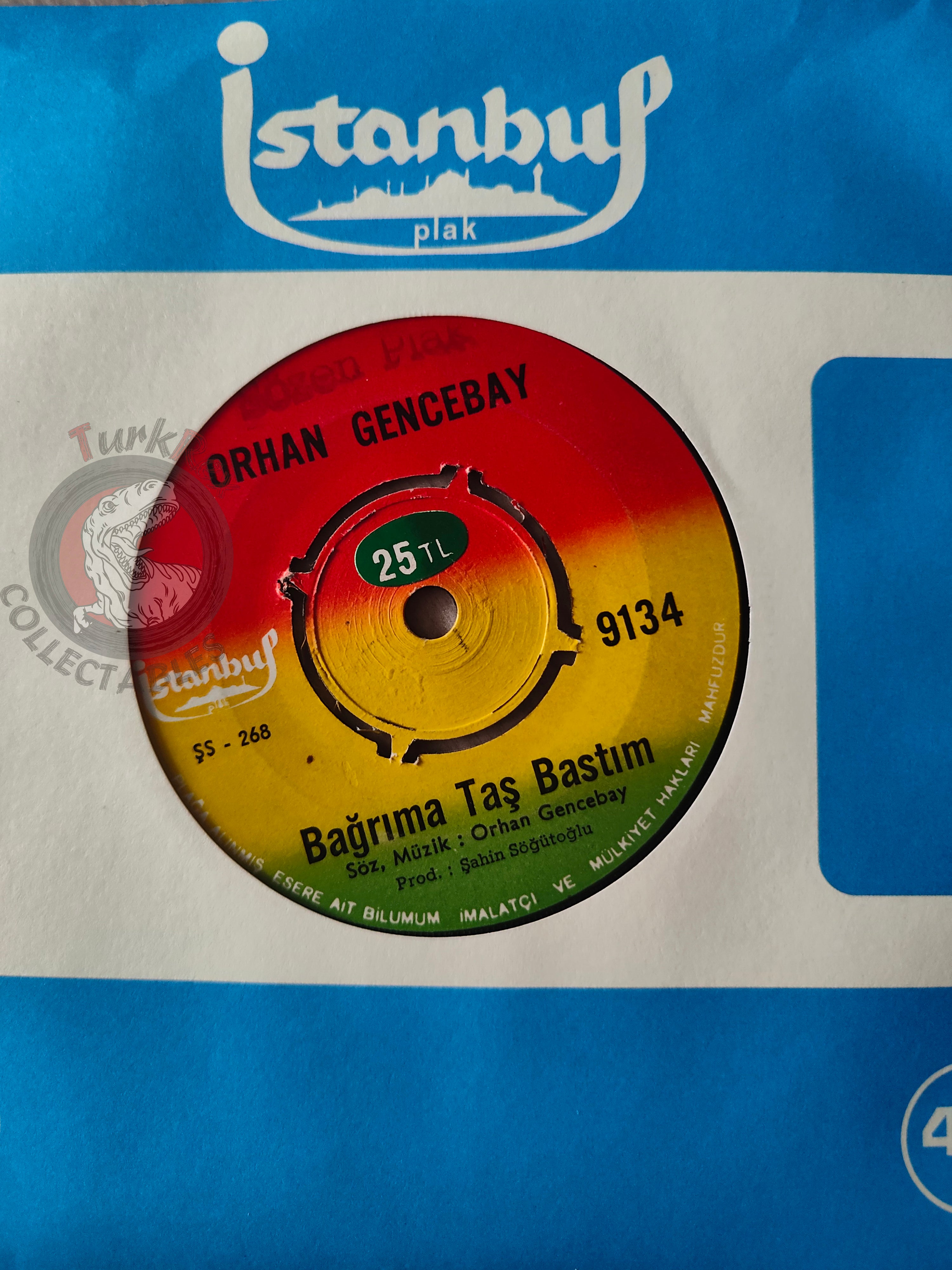 Orhan Gencebay – Her Cefa Beni Buldu 7" Turkish Pressing Vinyl Turkey Edition