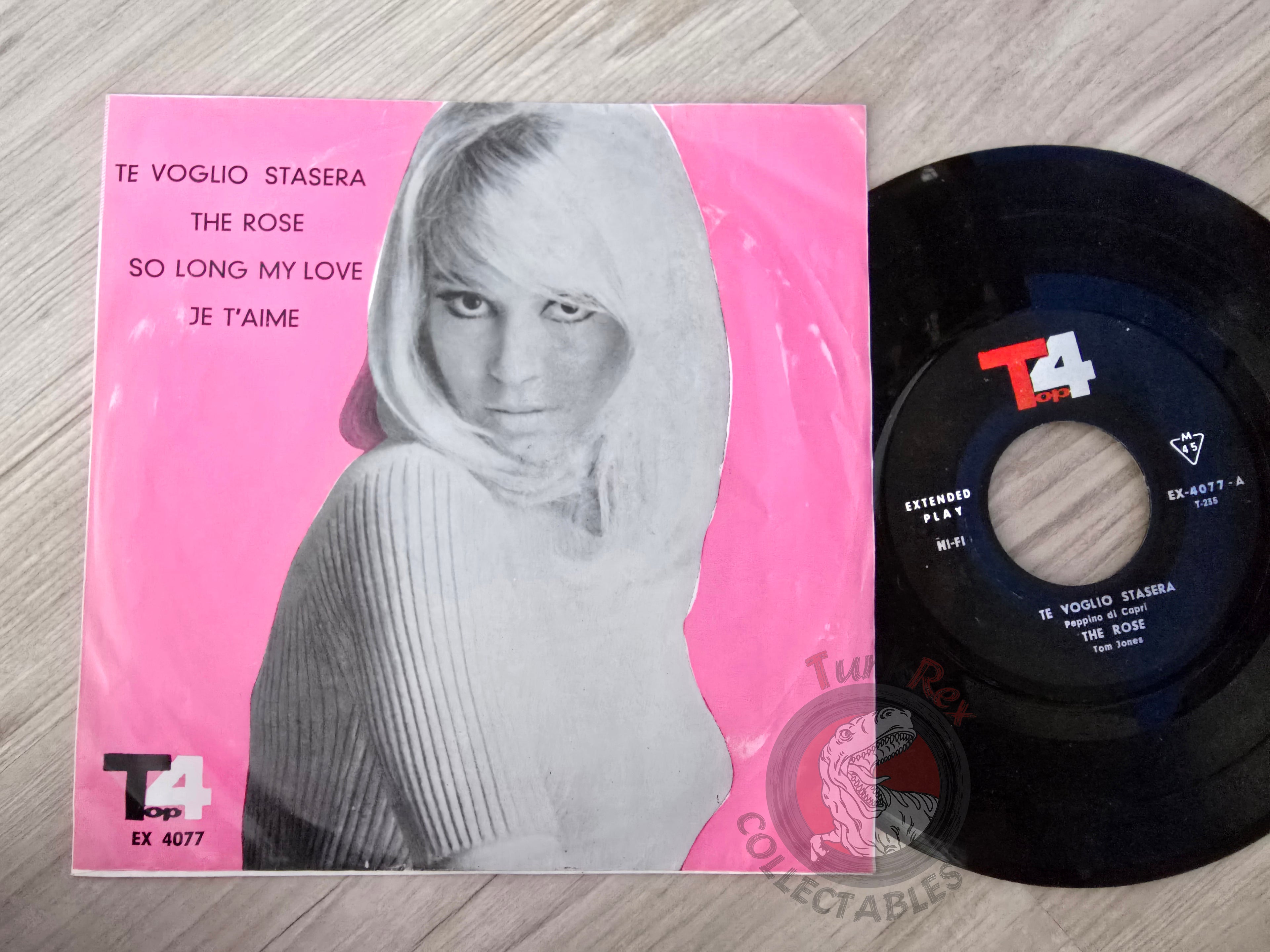 Gilbert Bécaud / Peppino Di Capri / Tom Jones / Roy Head 7" Iran Pressing Vinyl Iranian Edition