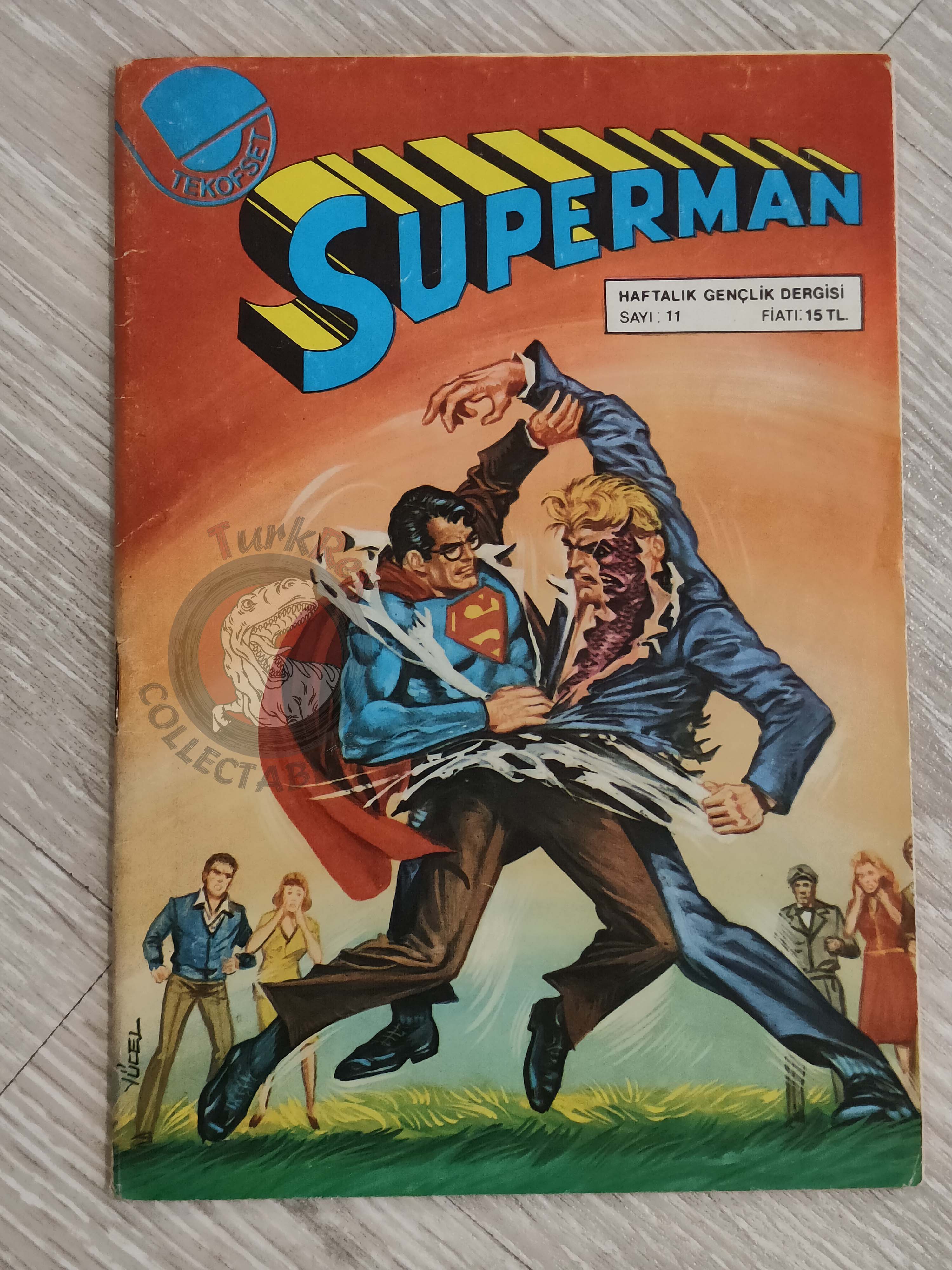 Superman #11 1980 Turkish Comic Turkey #302 Superboy #246