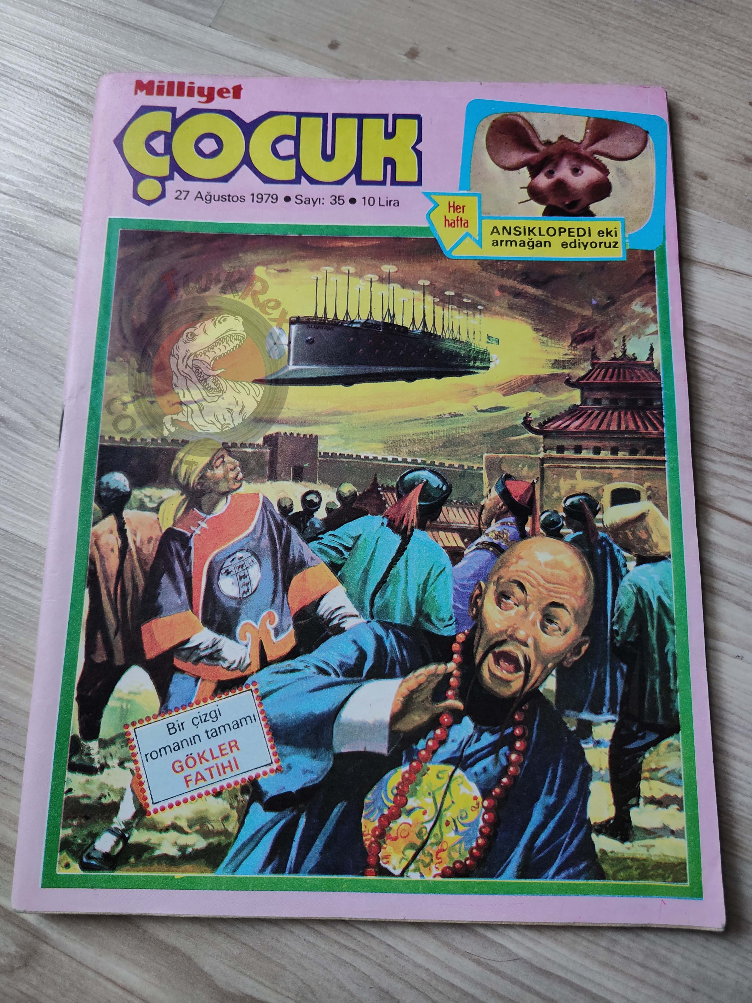 Milliyet Çocuk #35 1979 Turkish Comic Turkey Joyas Literarias Juveniles #113 Jules Verne