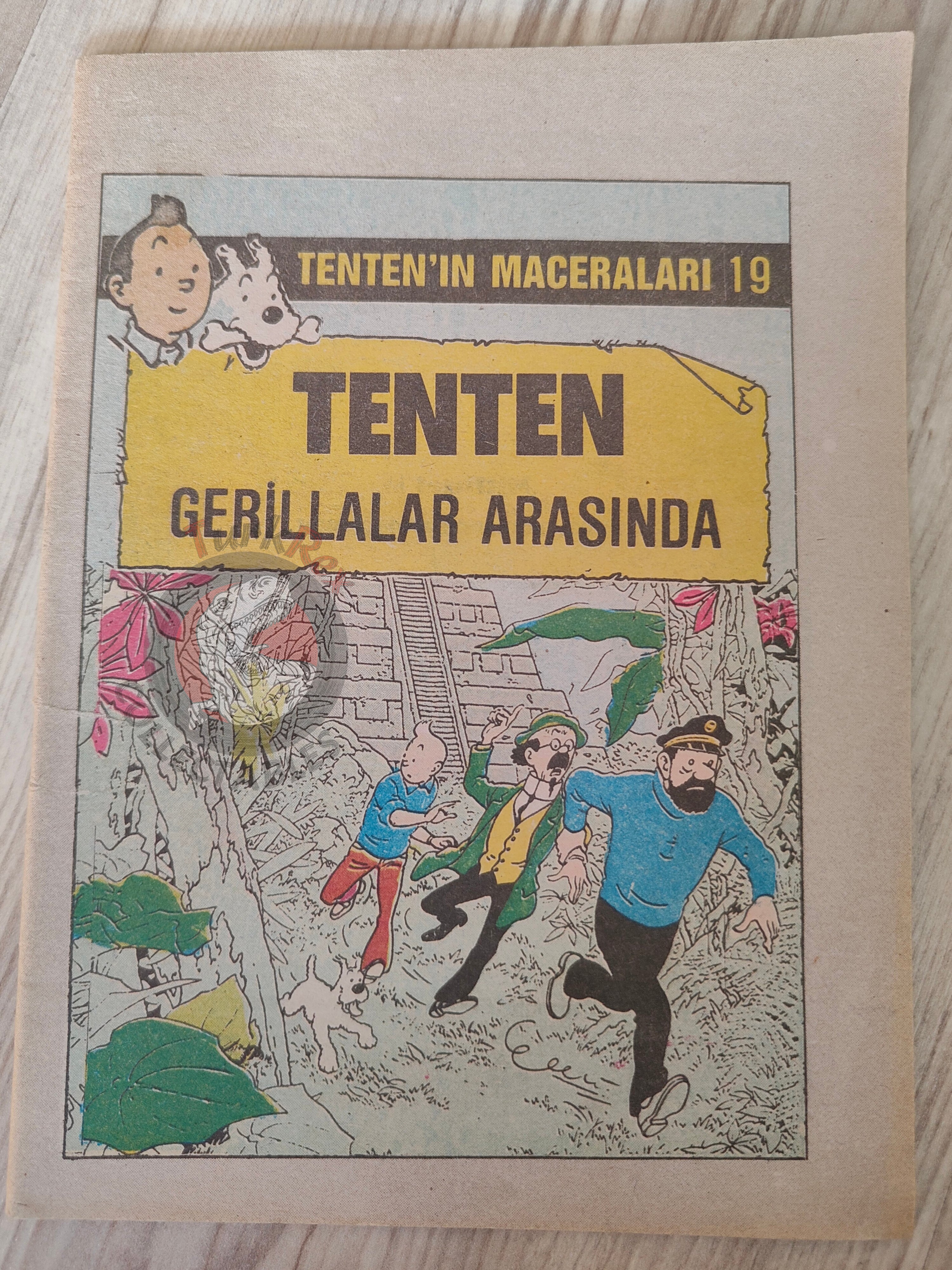 Tintin – Tintin And The Picaros 1989 Turkish Edition Comic Turkey