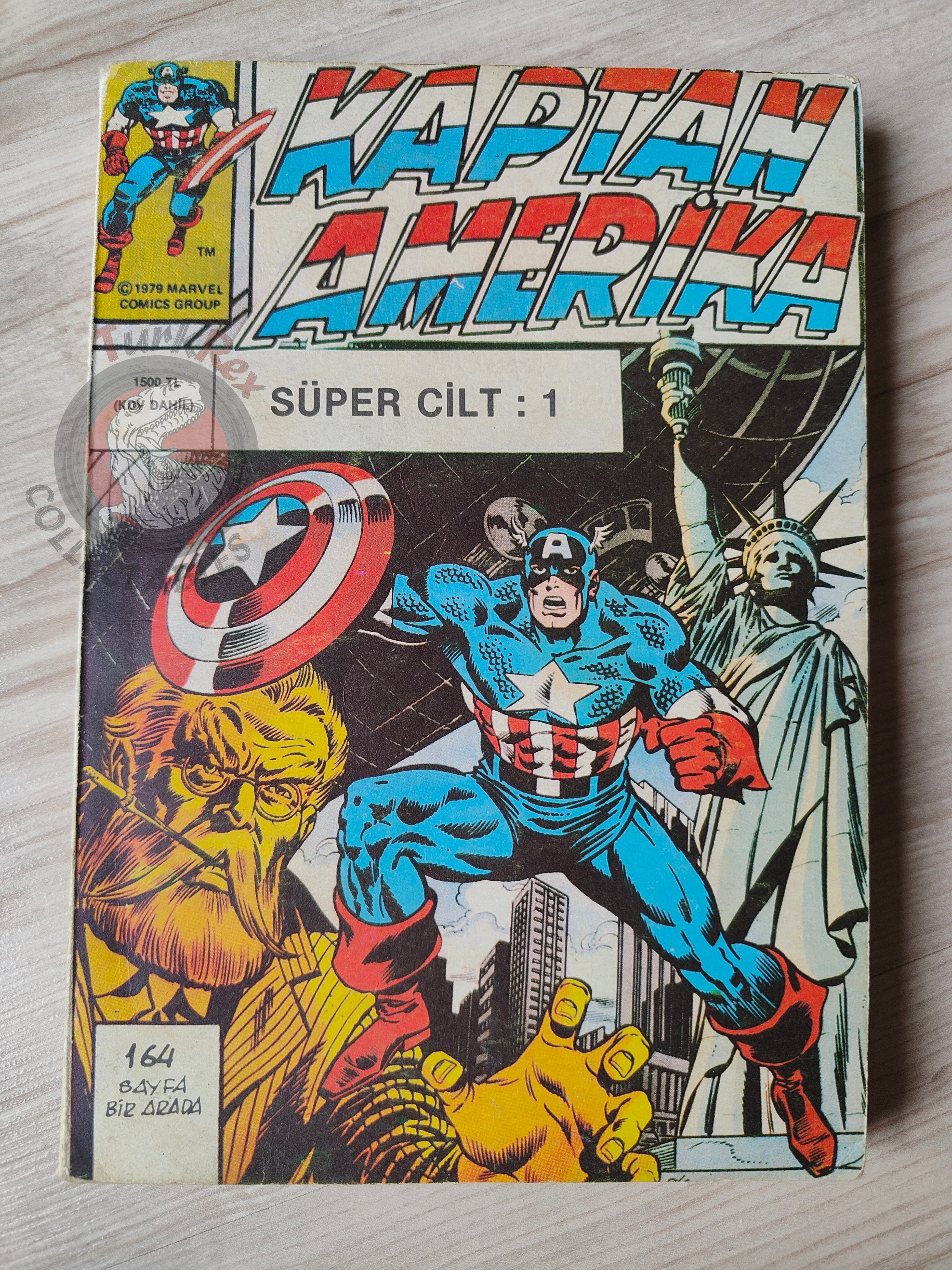 Captain America – Volume 1 1989 Turkish Comic Turkey