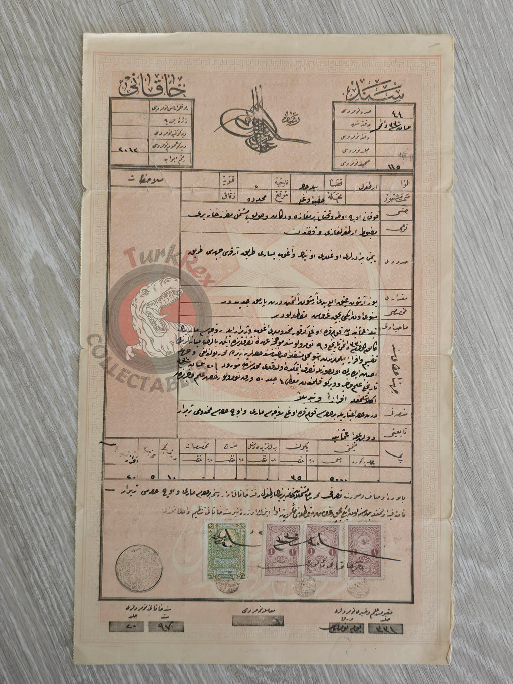 Ottoman 1914 Land Deed House in Ertuğrul Bilecik Title Armenian Family Armenia 1
