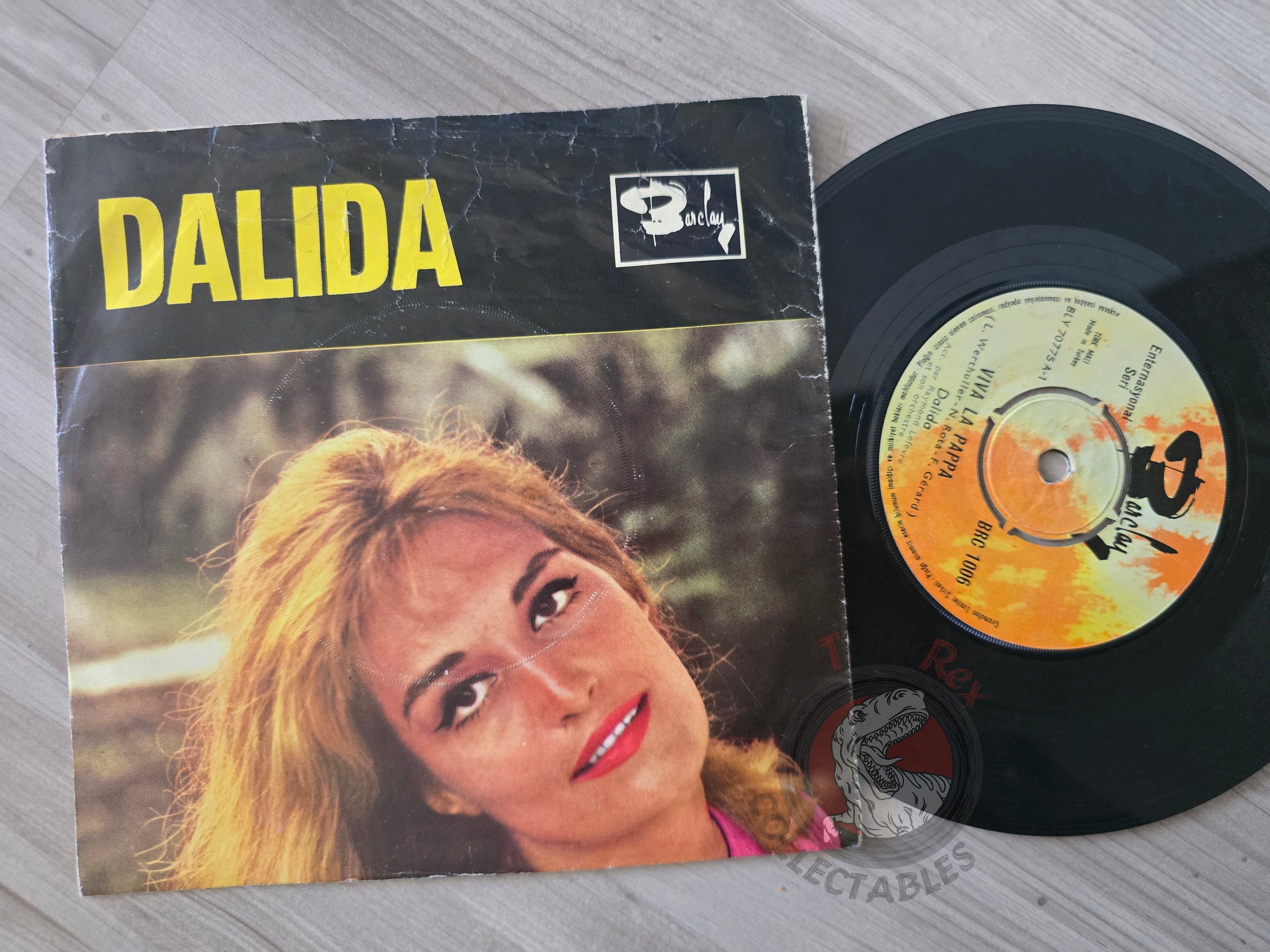 Dalida – Viva La Pappa / Le Printemps Sur La Colline 7" Turkish Pressing Vinyl Turkey Edition