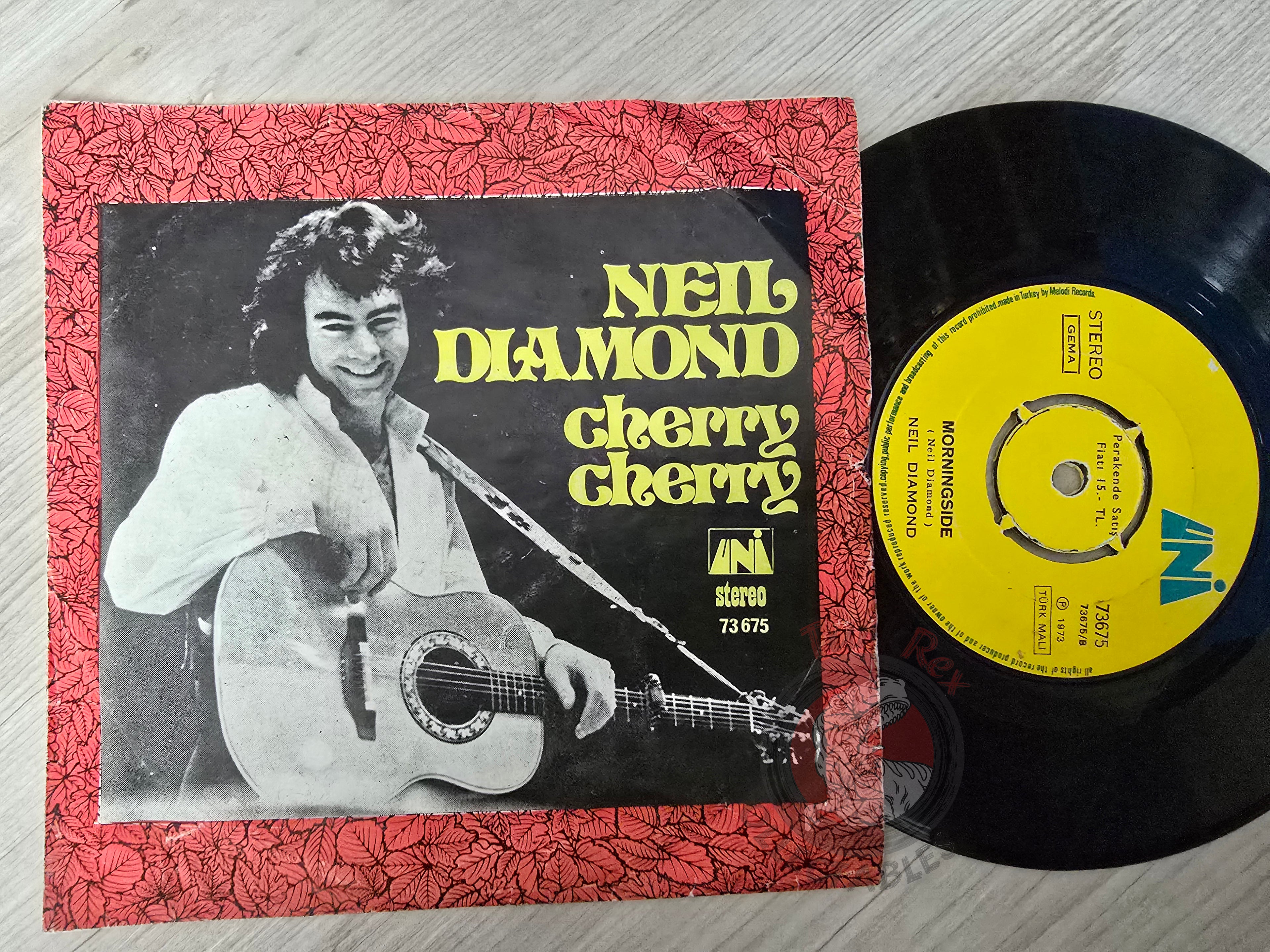 Neil Diamond – Cherry, Cherry 7" Turkish Pressing Vinyl Turkey Edition