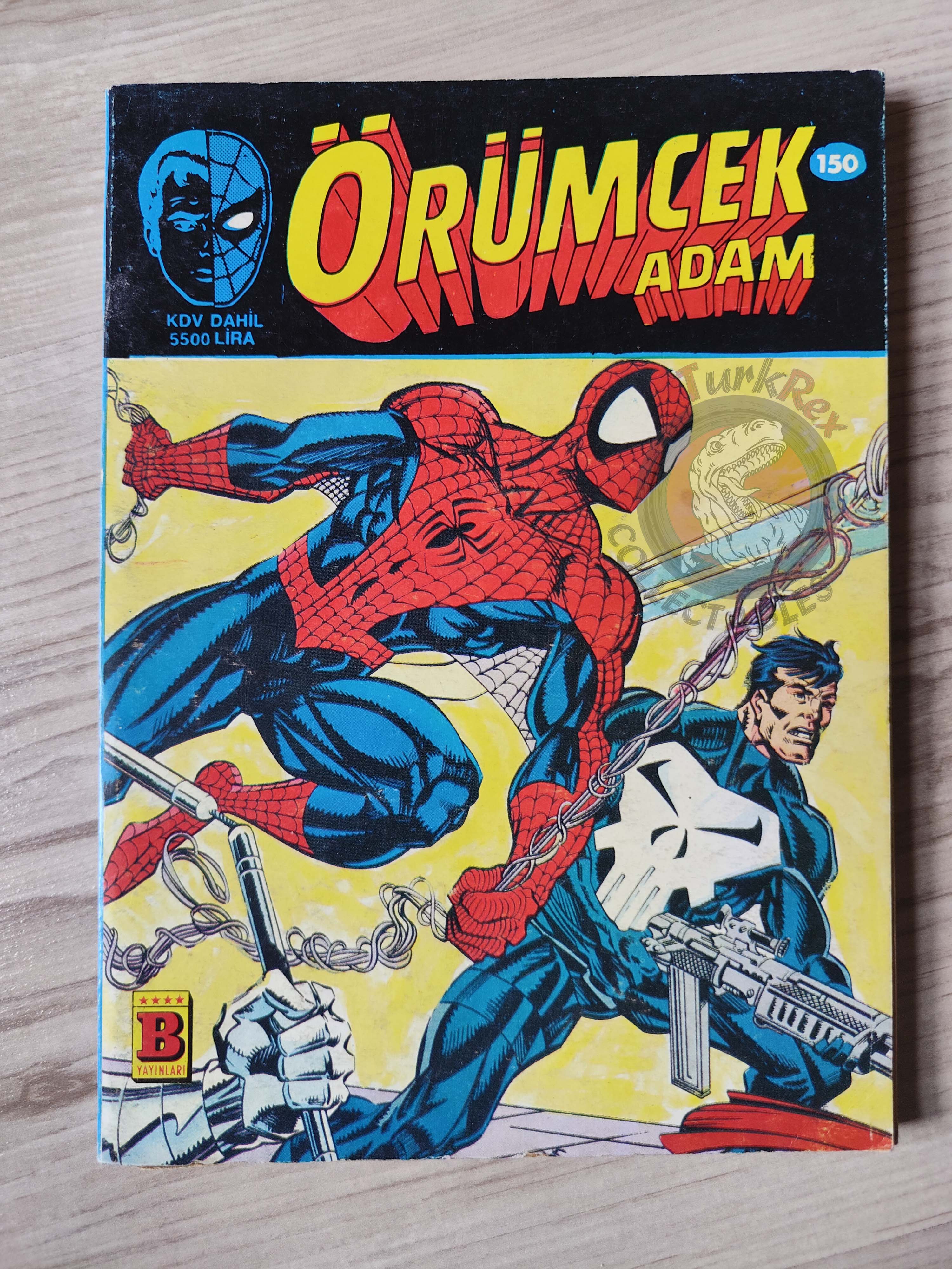 Spider-Man #150 1993 Turkish Comic Turkey Amazing #355 #356 #357 #358 Punisher