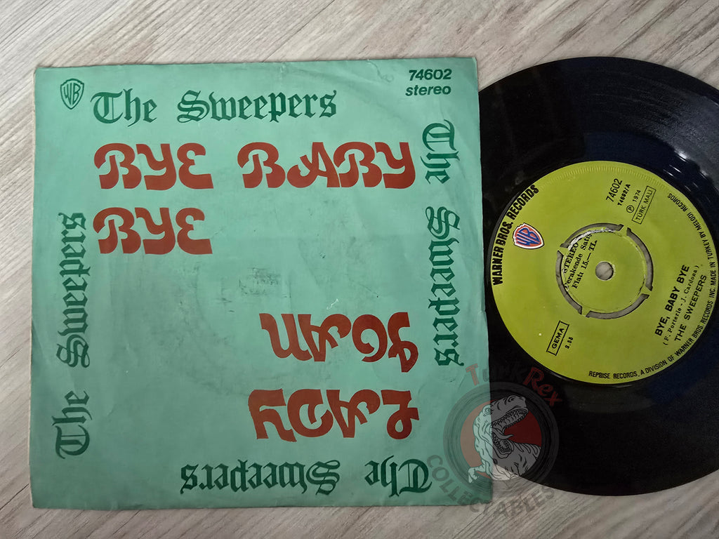 The Sweepers – Bye Baby Bye 7" Turkish Pressing Vinyl Turkey Edition