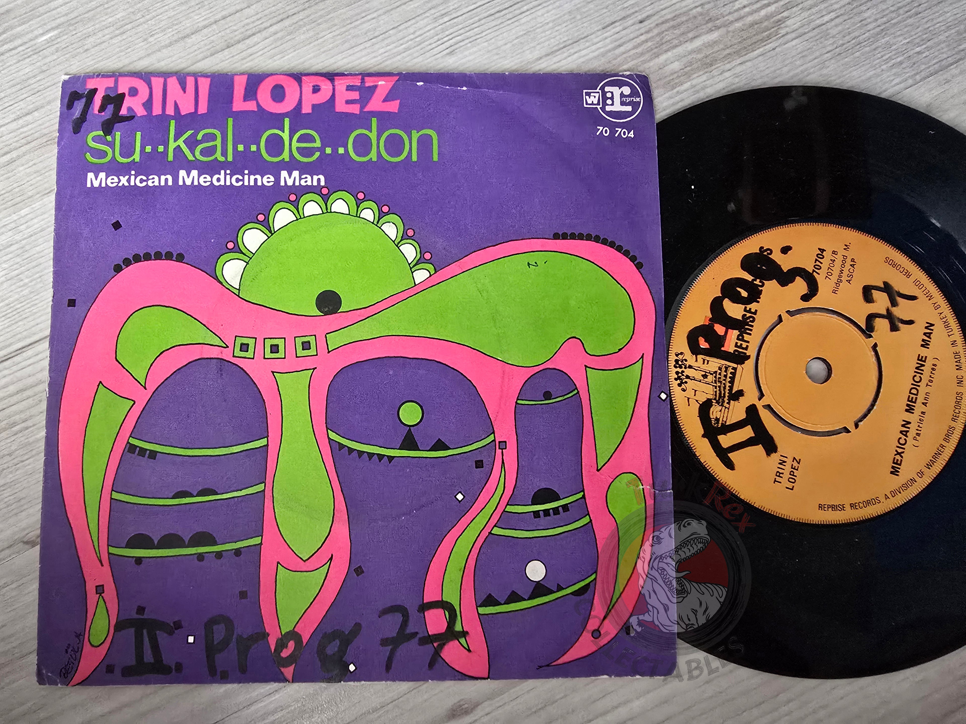 Trini Lopez – Su - Kal - De - Don 7" Turkish Pressing Vinyl Turkey Edition 2