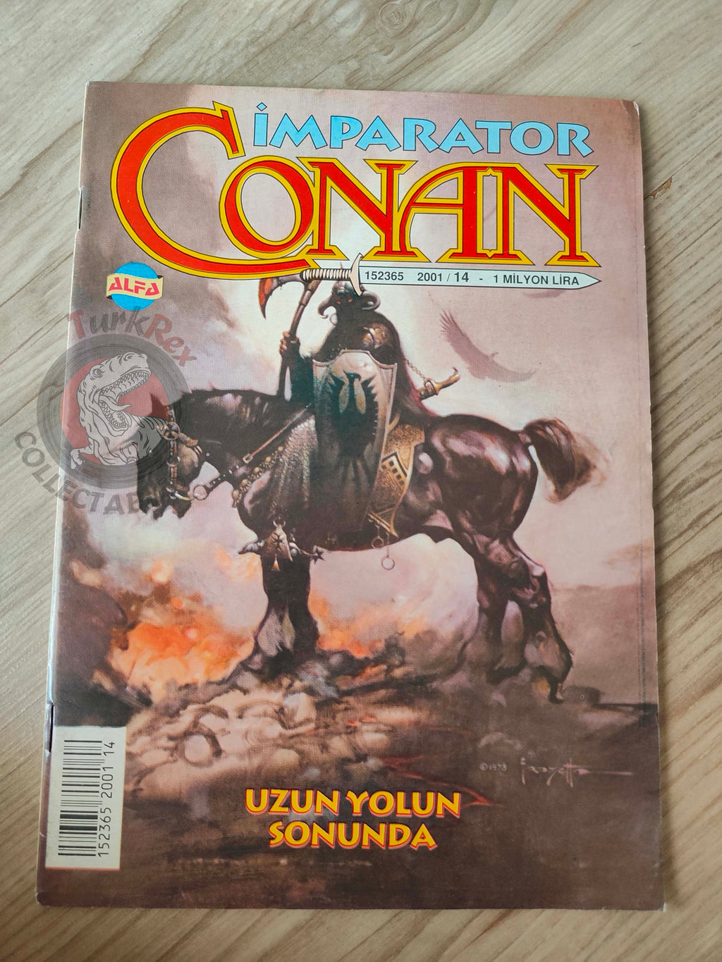 Imparator Conan #14 Kull #1 Turkish Comic Turkey Frank Frazetta