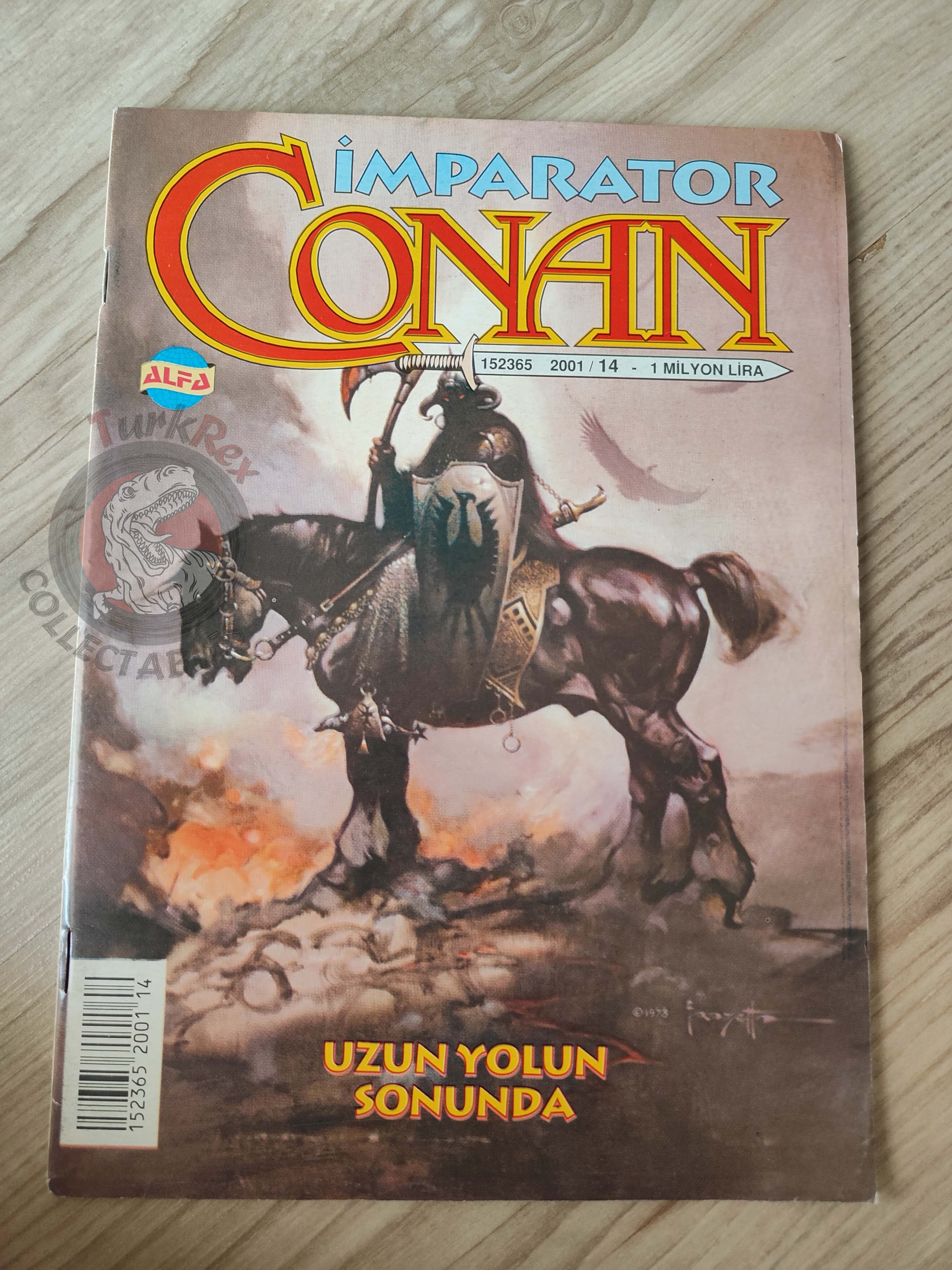 Imparator Conan #14 Kull #1 Turkish Comic Turkey Frank Frazetta