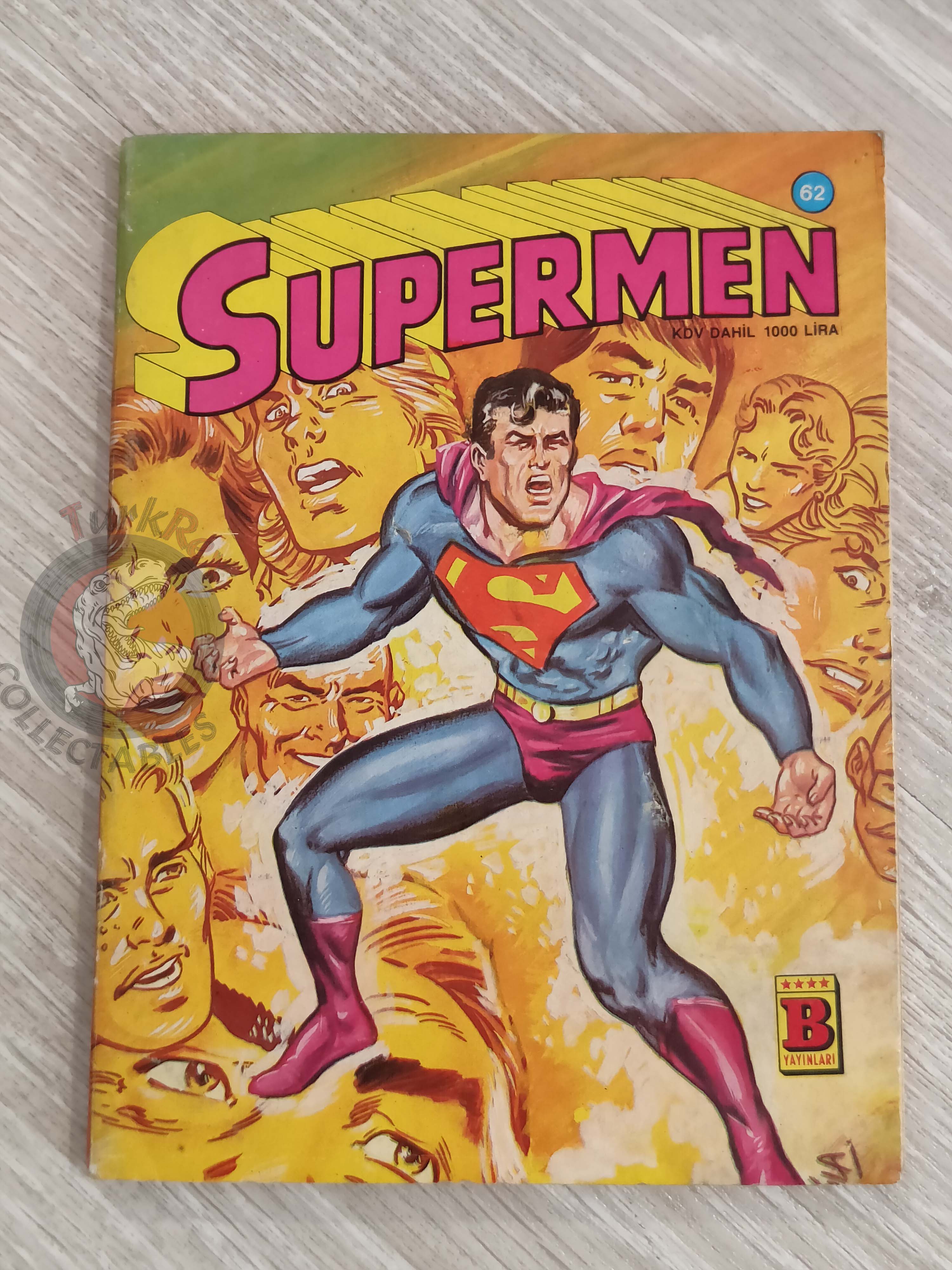 Superman #62 1989 Turkish Comic Turkey Justice League of America #155 Batman Brave and the Bold #166