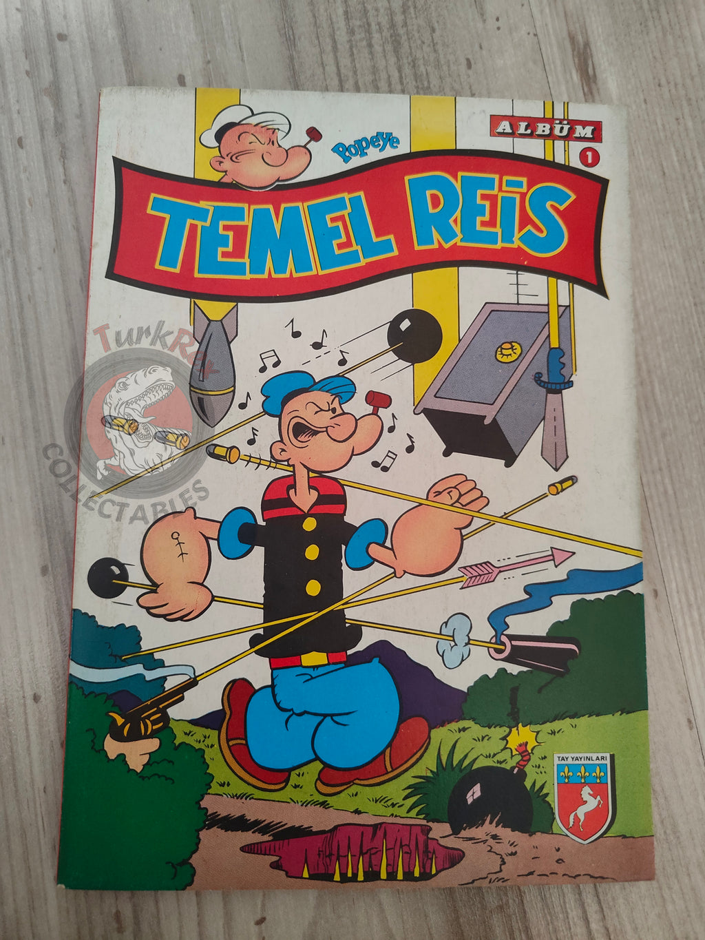 Popeye the Sailor Man #1 late 1980s Turkish Comic Turkey Agepresse