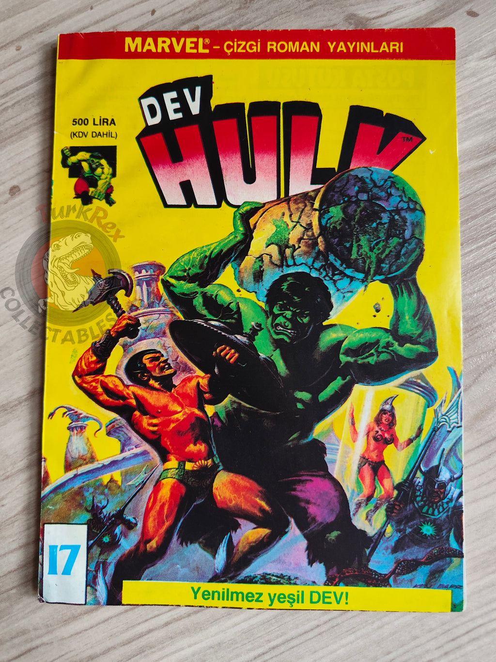 Hulk #17 1988 Turkish Comic Turkey cover Rampaging #6 #145 She-Hulk