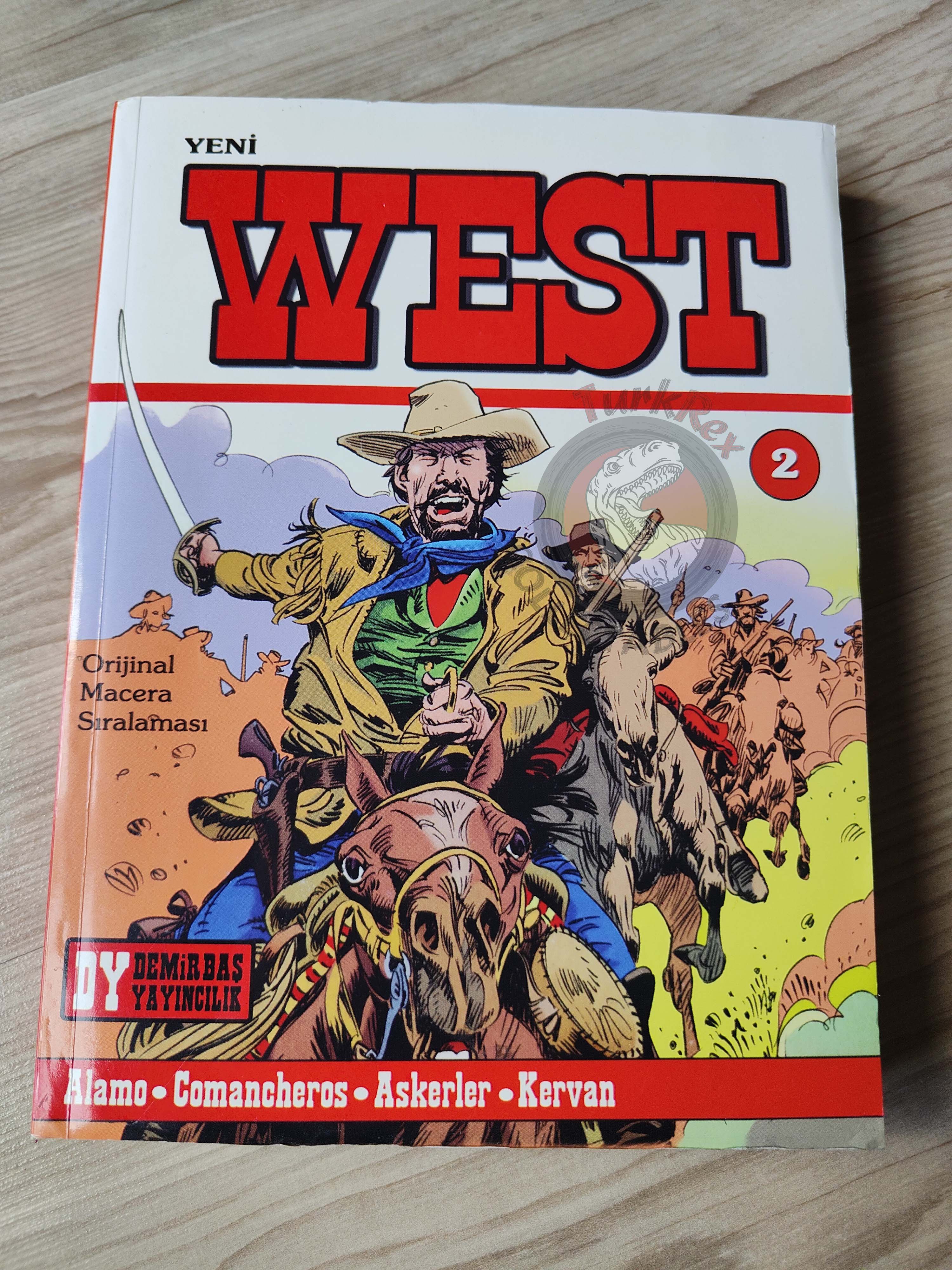 Storia del West Vol #2 Alamo Turkish Comic Turkey #5 #6 #7 #8