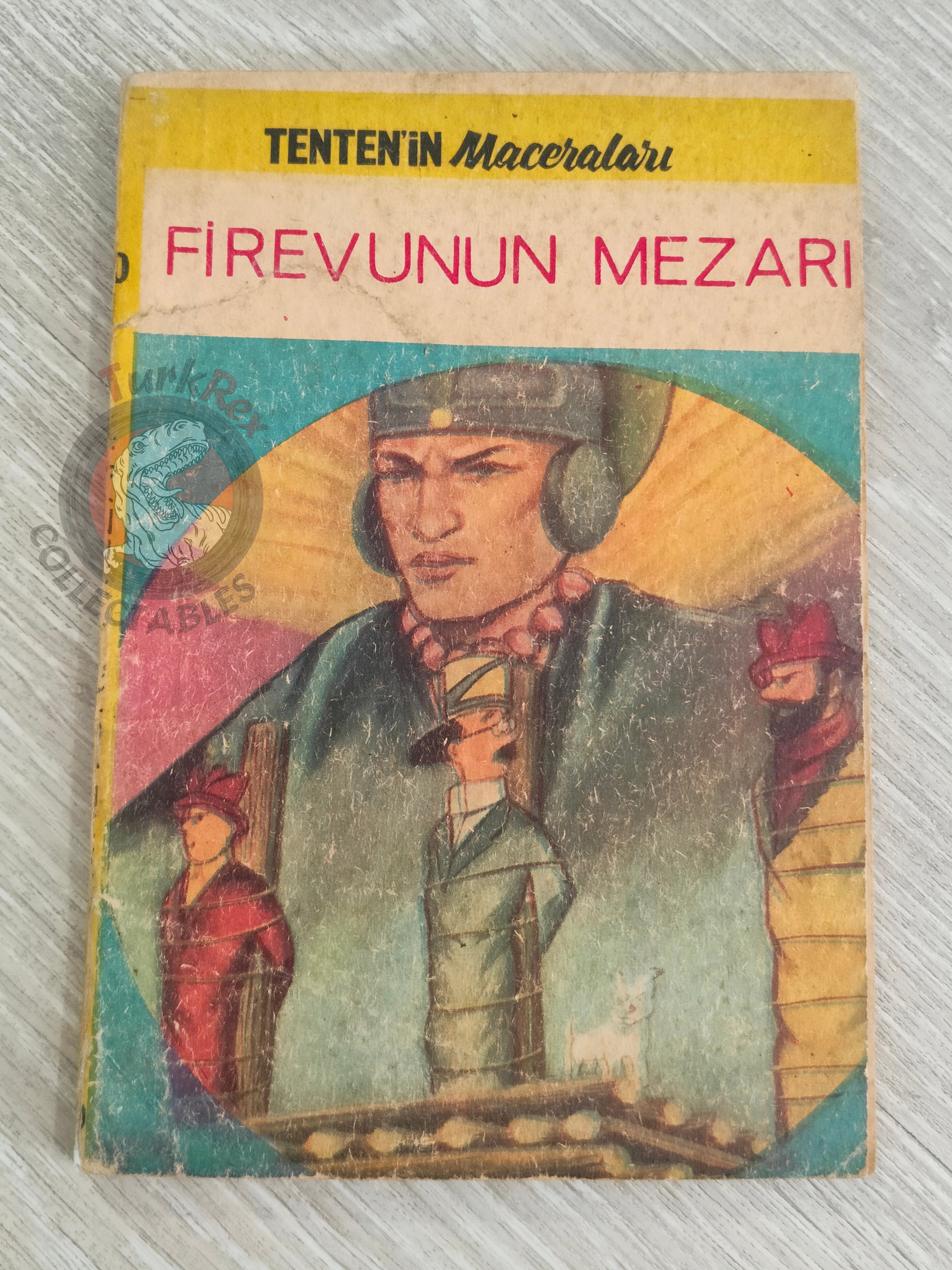 Tintin –  Cigars of the Pharaoh 1973 Turkish Edition Comic Turkey