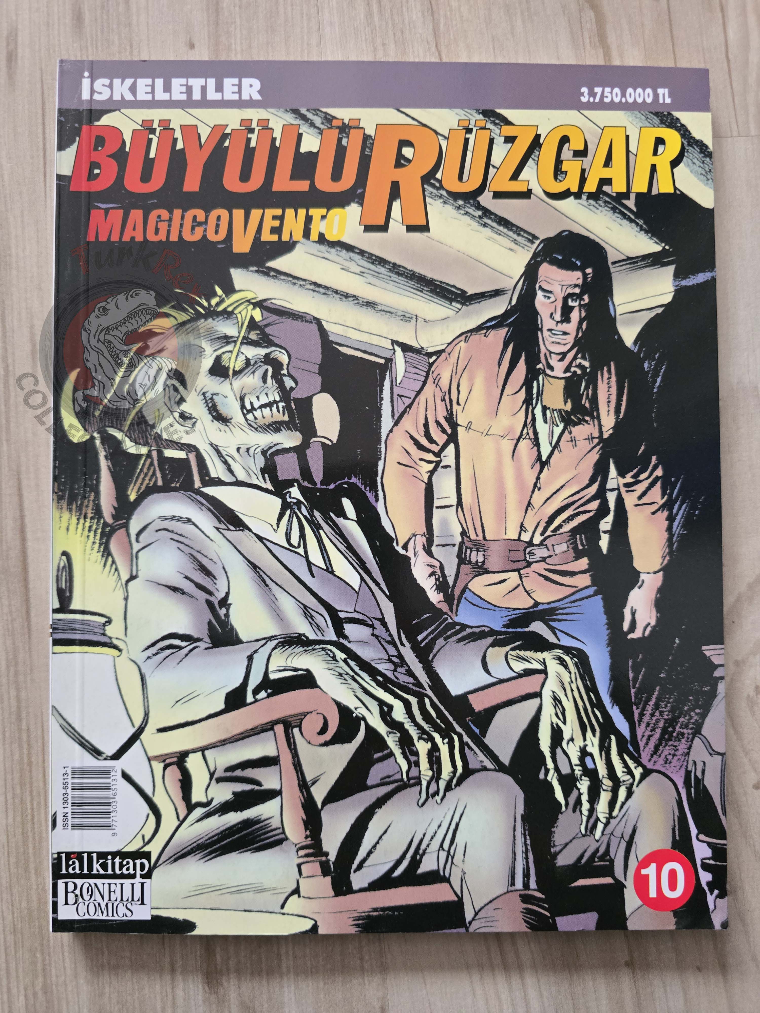Magico Vento #10 Scheletri 2003 Turkish Comic Turkey Bonelli